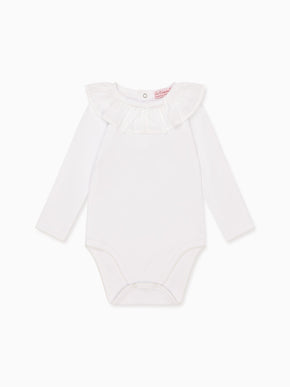 White Laya Baby Girl Body Vest