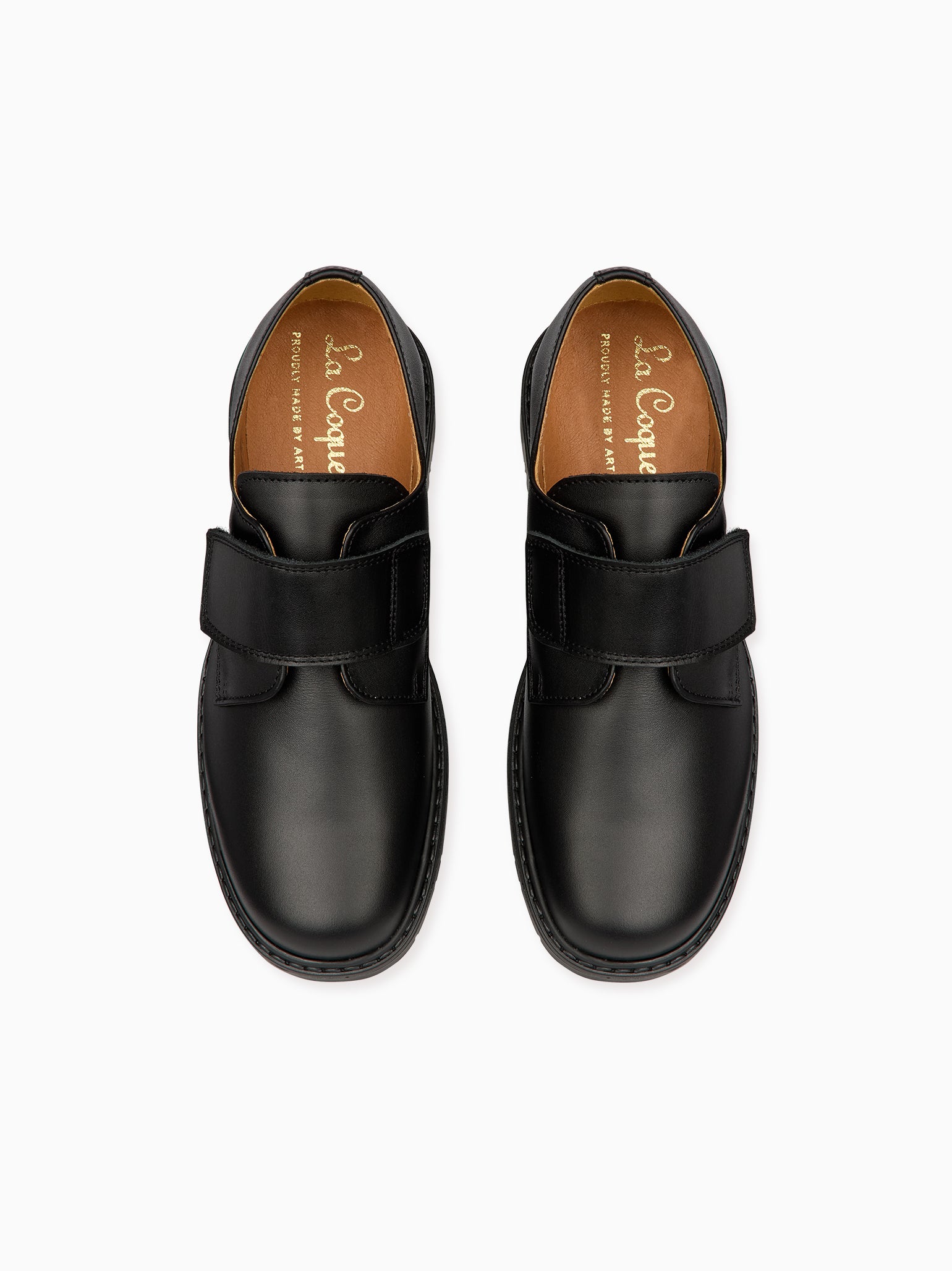 Black Leather Boy Classic School Shoes