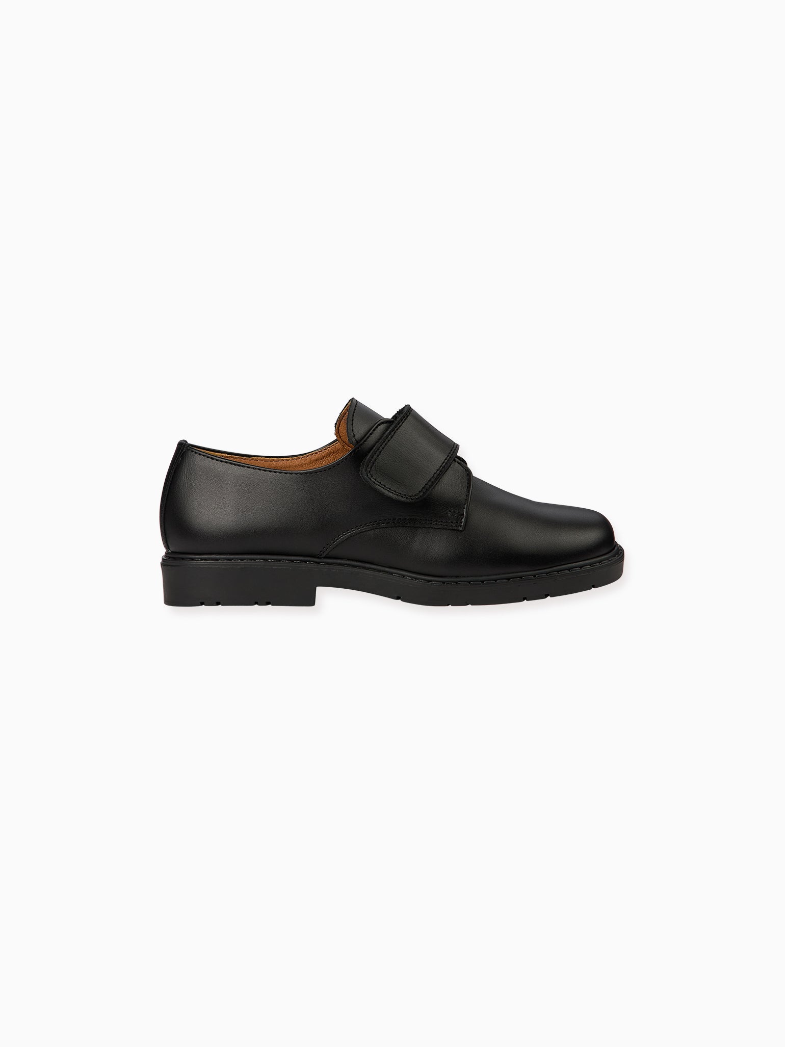 Black Leather Boy Classic School Shoes