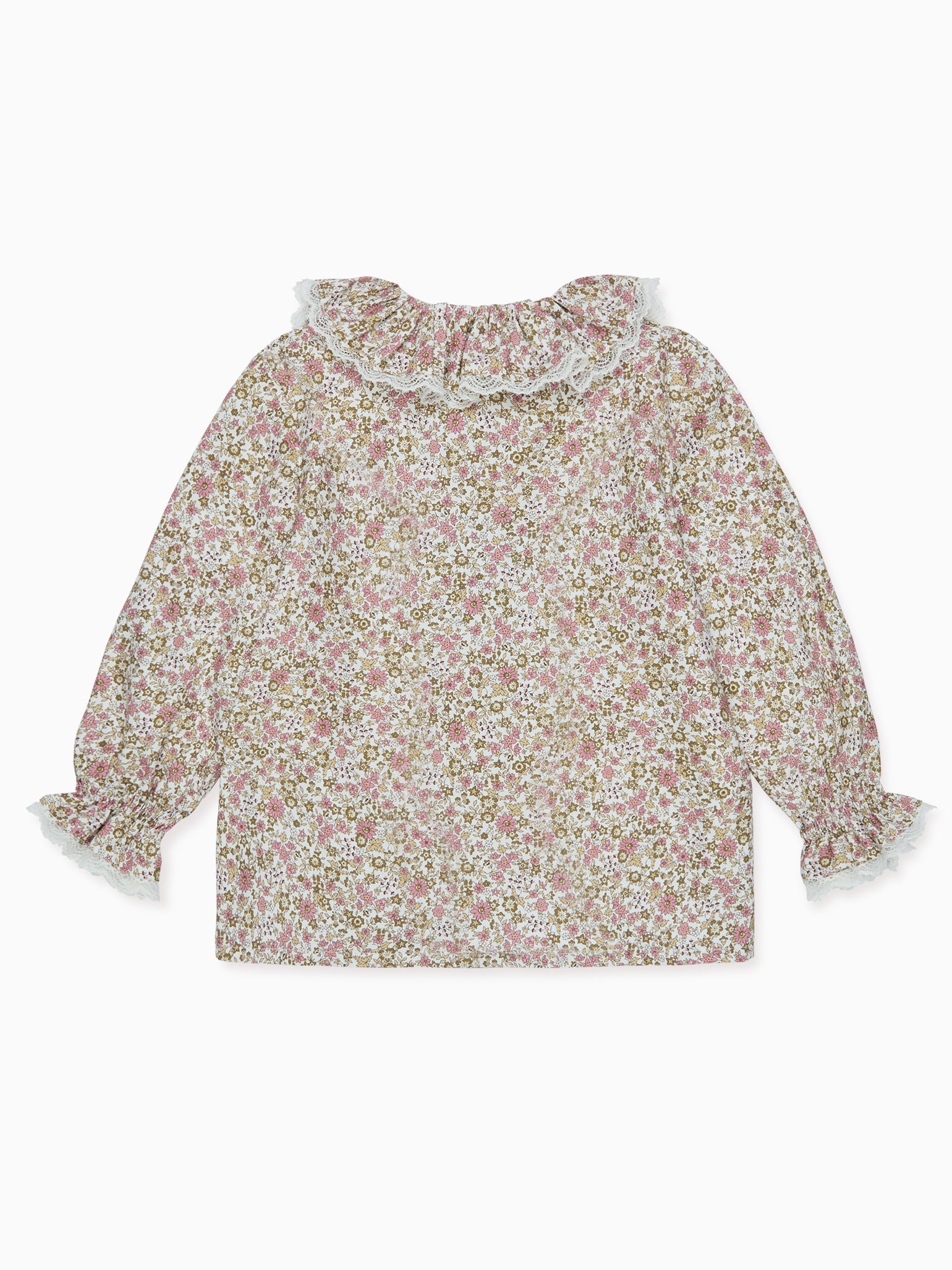 Lila Baby Girl Shirt & Delphina Baby Girl Dungarees Outfit Bundle