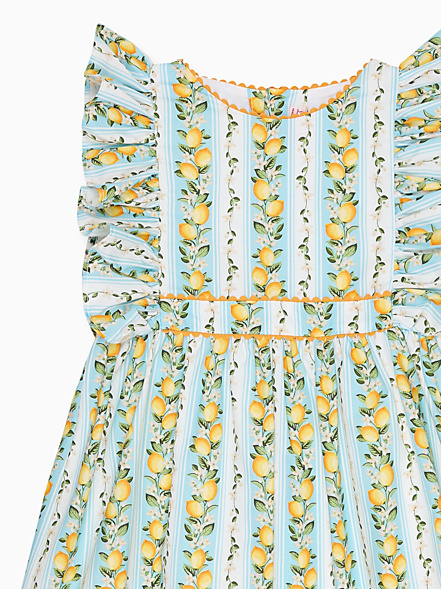 Blue Garland Limon Girl Dress