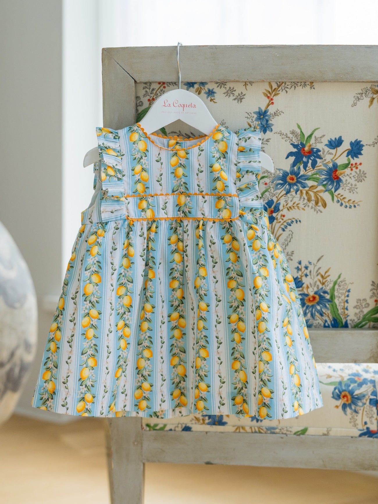 Blue Garland Limon Baby Girl Set