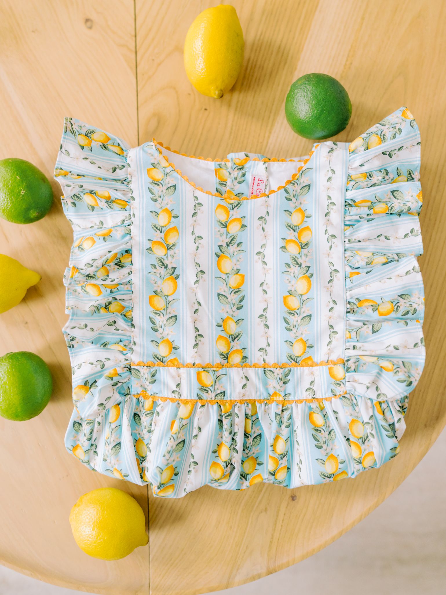 Blue Garland Limon Girl Dress