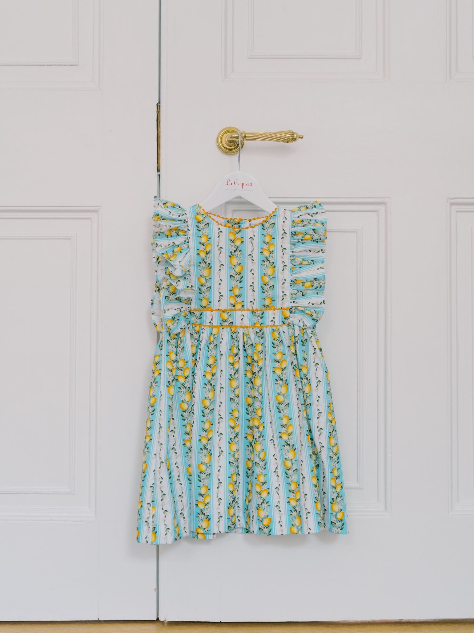 Blue Garland Limon Girl Dress