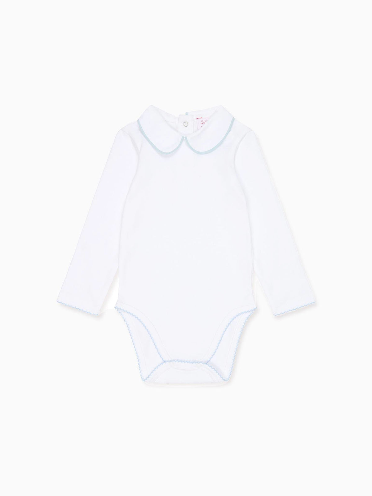 White & Blue Lirio Baby Body Vest