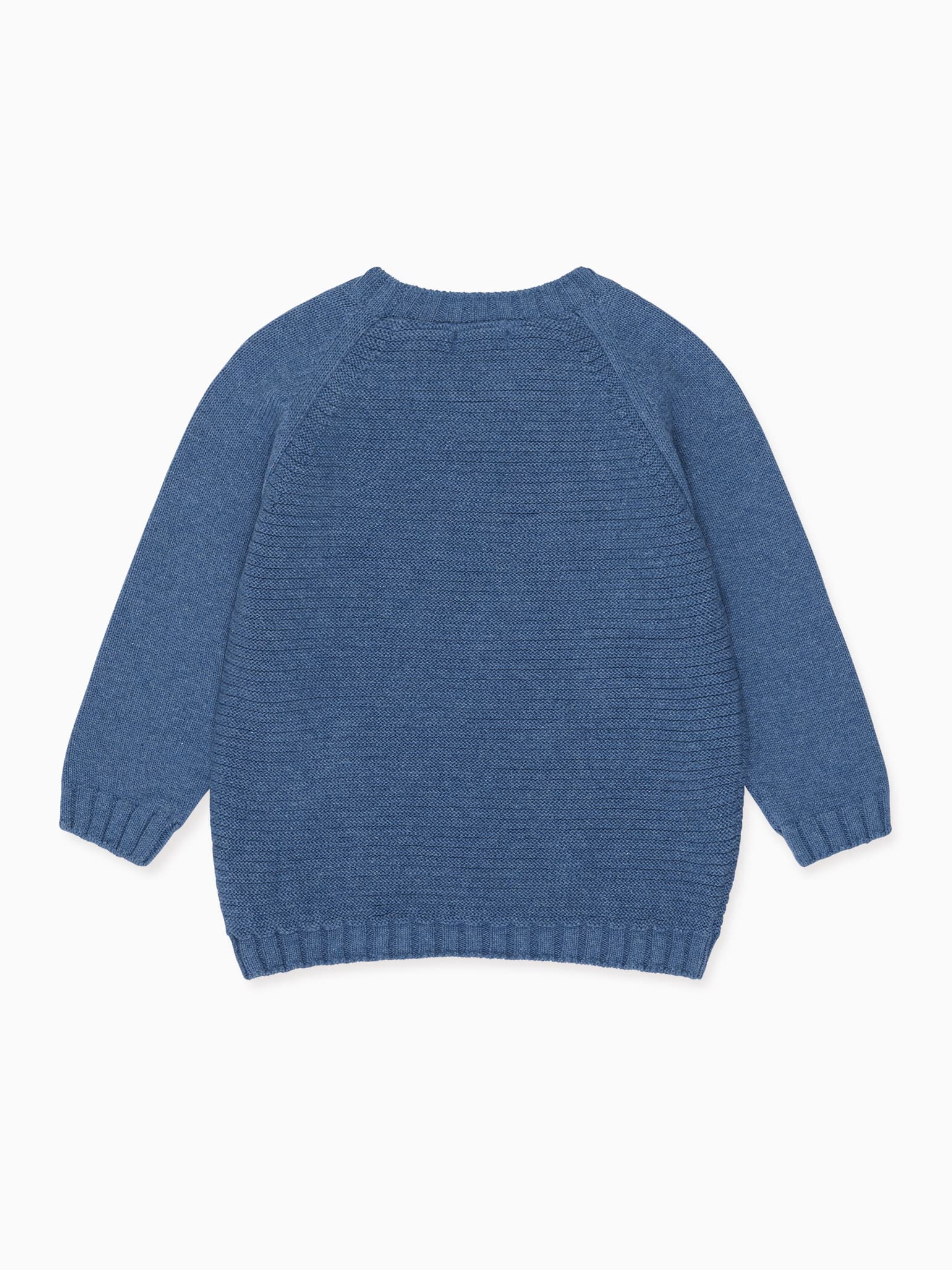 Dusty Blue Lorca Boy Cotton Sweater