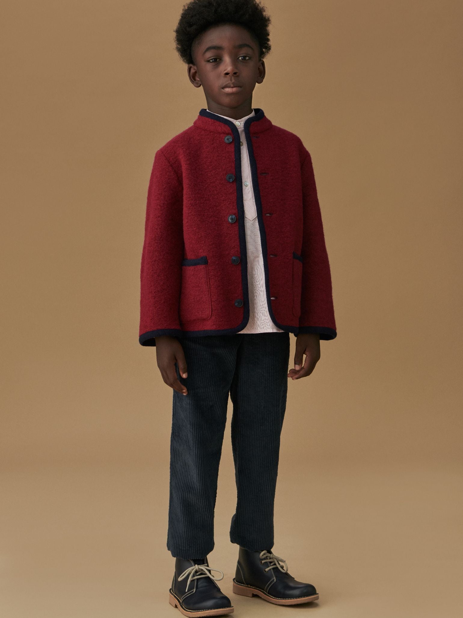 Burgundy Lorenzo Boy Jacket