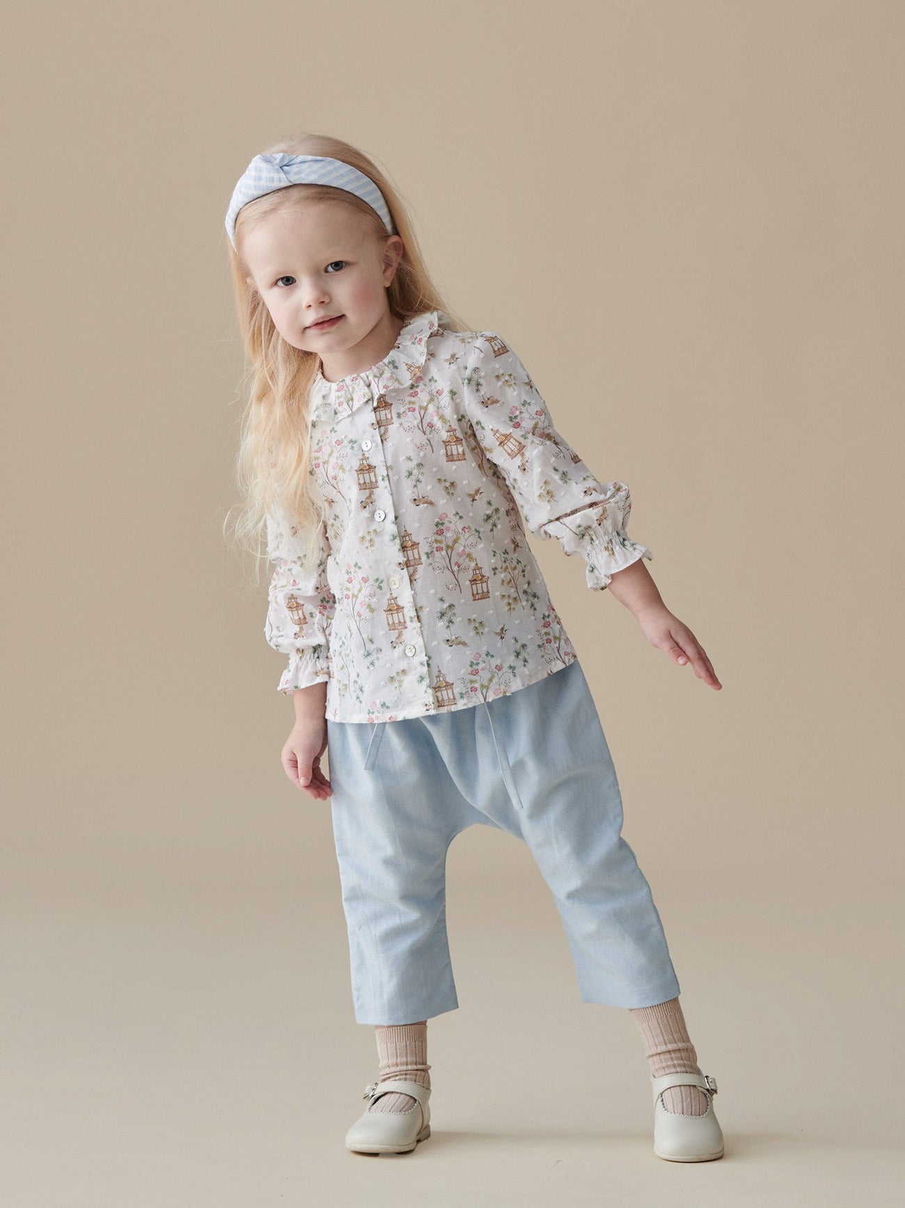 Dusty Blue Alex Baby Pants