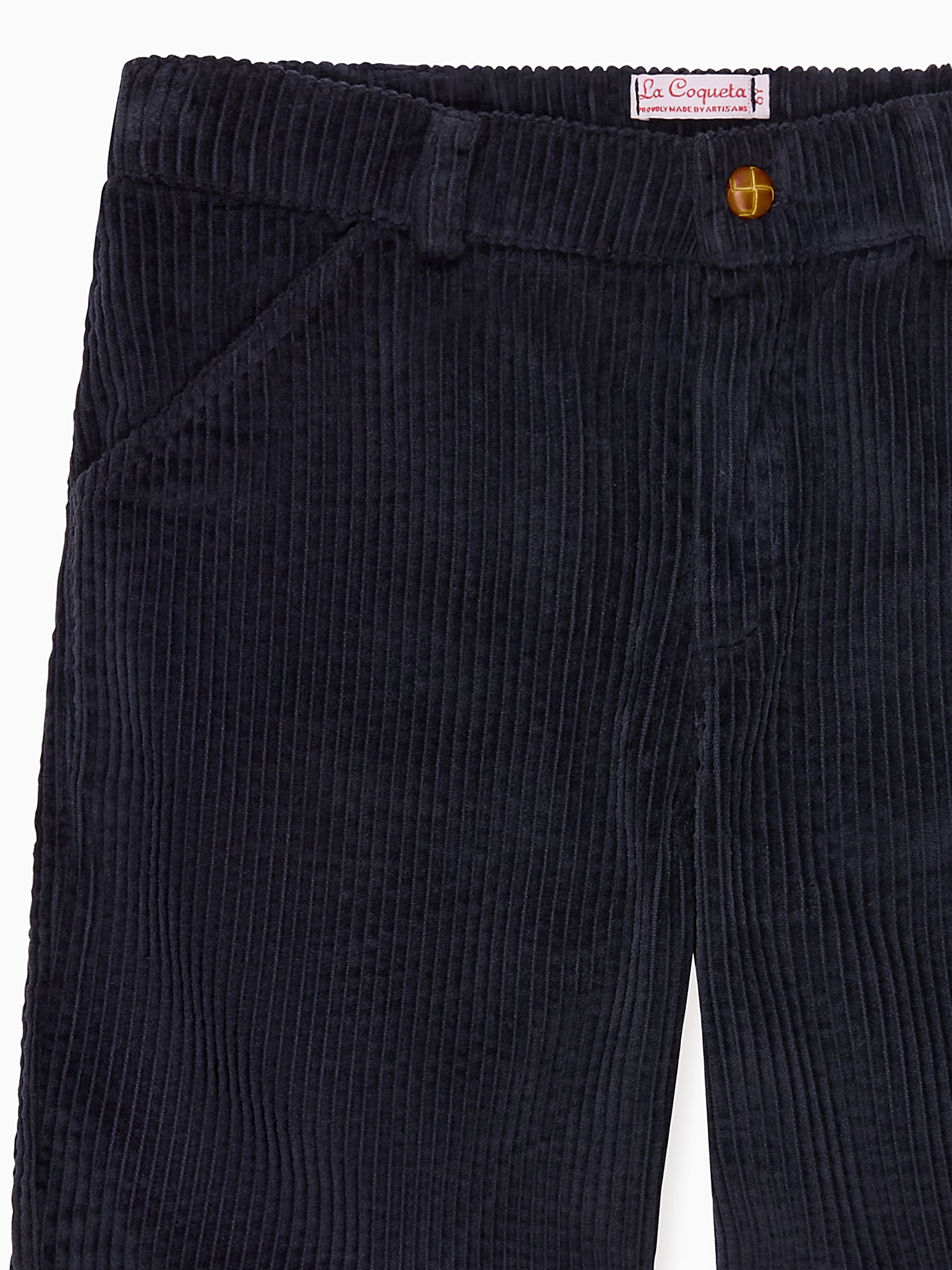 Navy Lucas Corduroy Boy Shorts