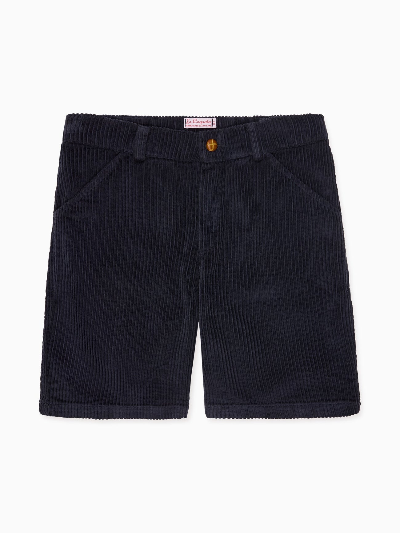 Navy Lucas Corduroy Boy Shorts
