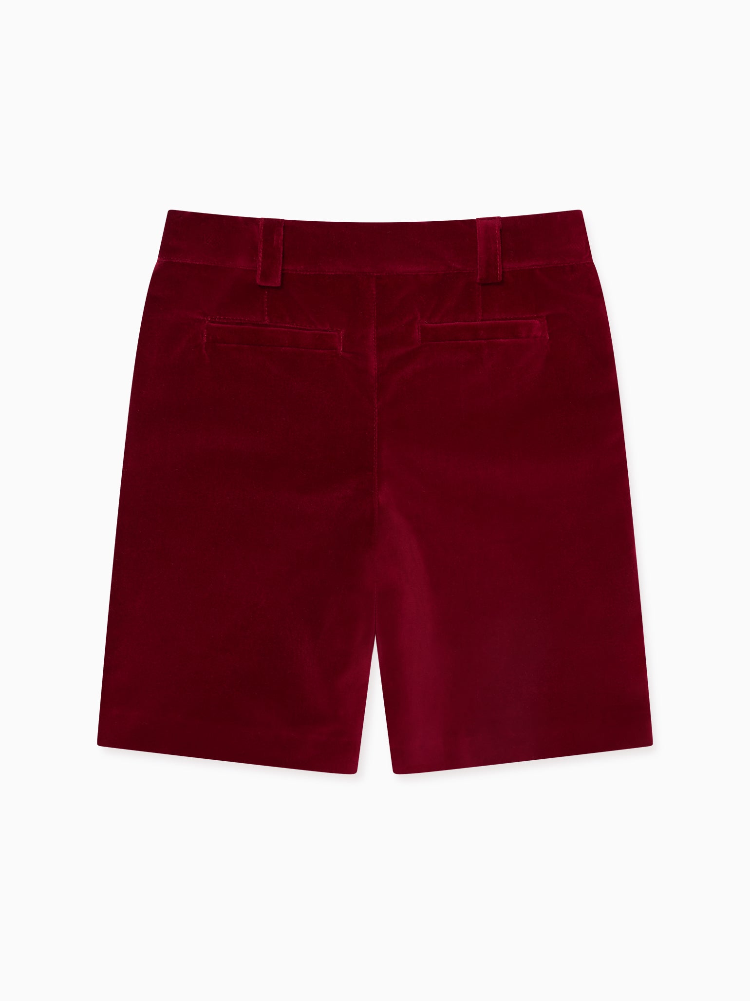 Burgundy Lucas Velvet Boy Shorts