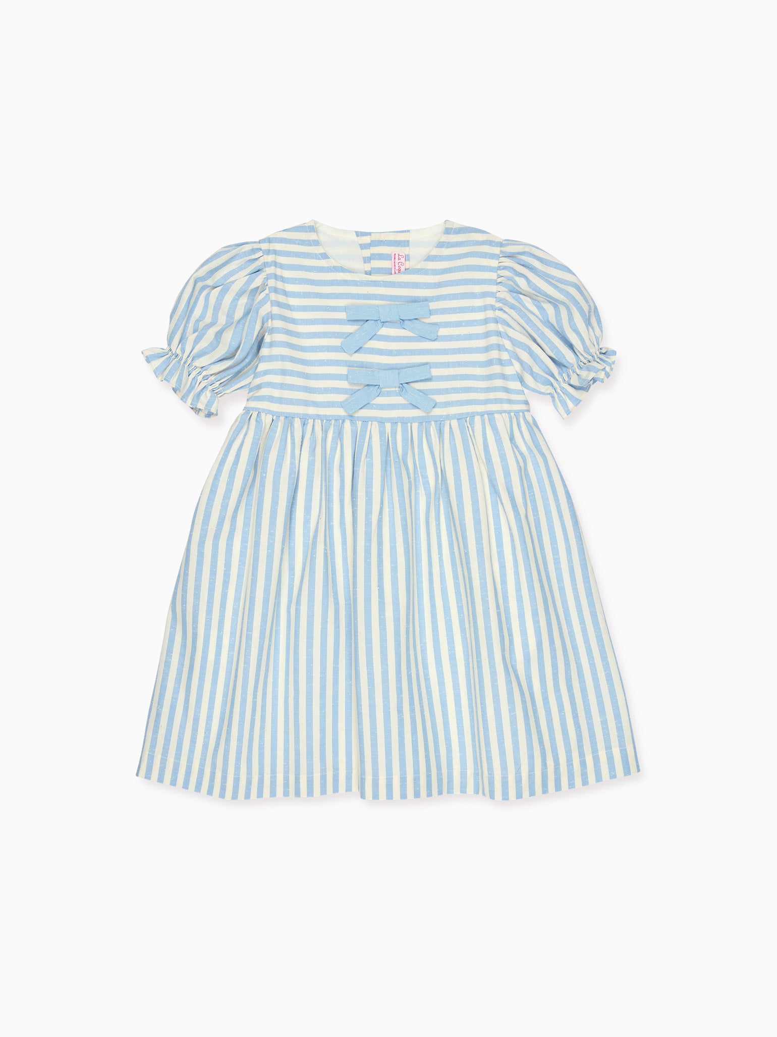 Blue Stripe Luciana Girl Dress