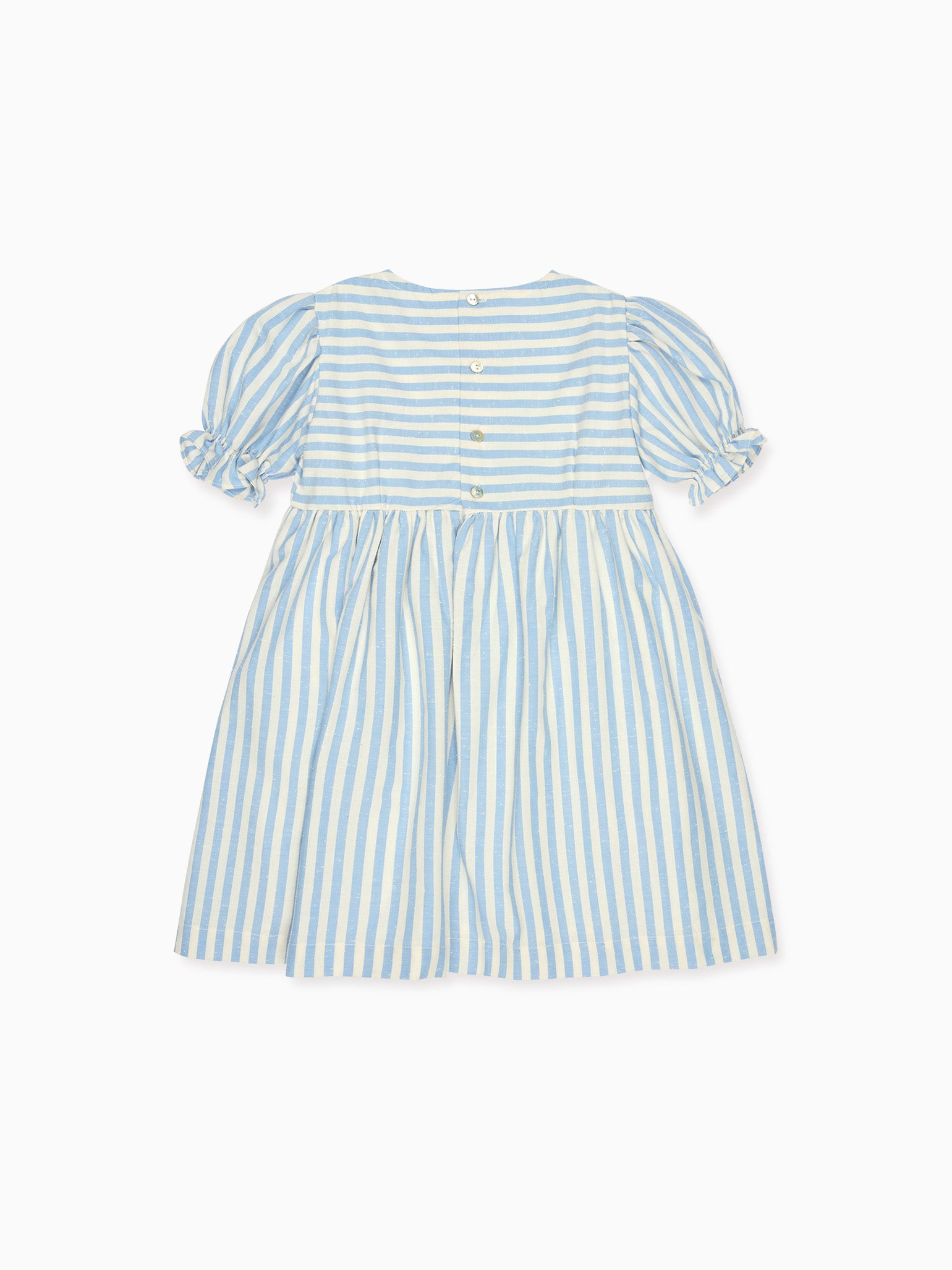 Blue Stripe Luciana Girl Dress