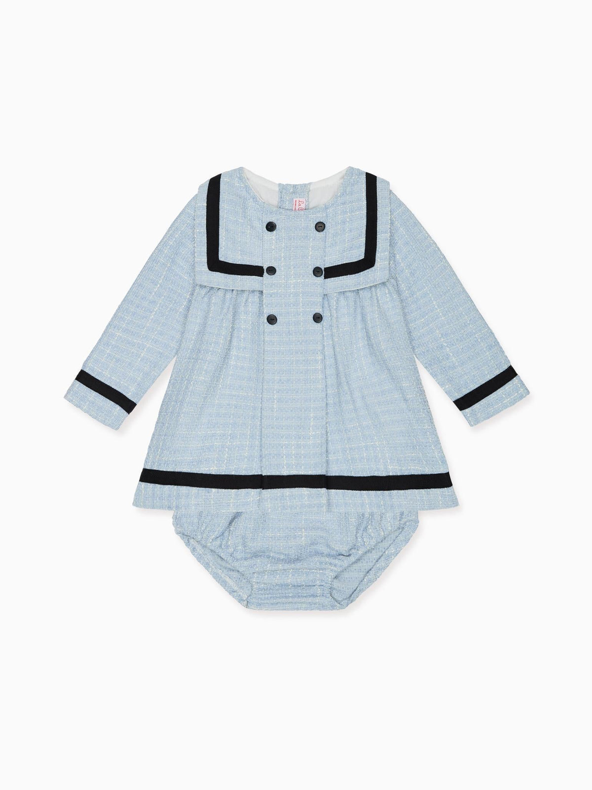 Dusty Blue Lucinda Baby Girl Set