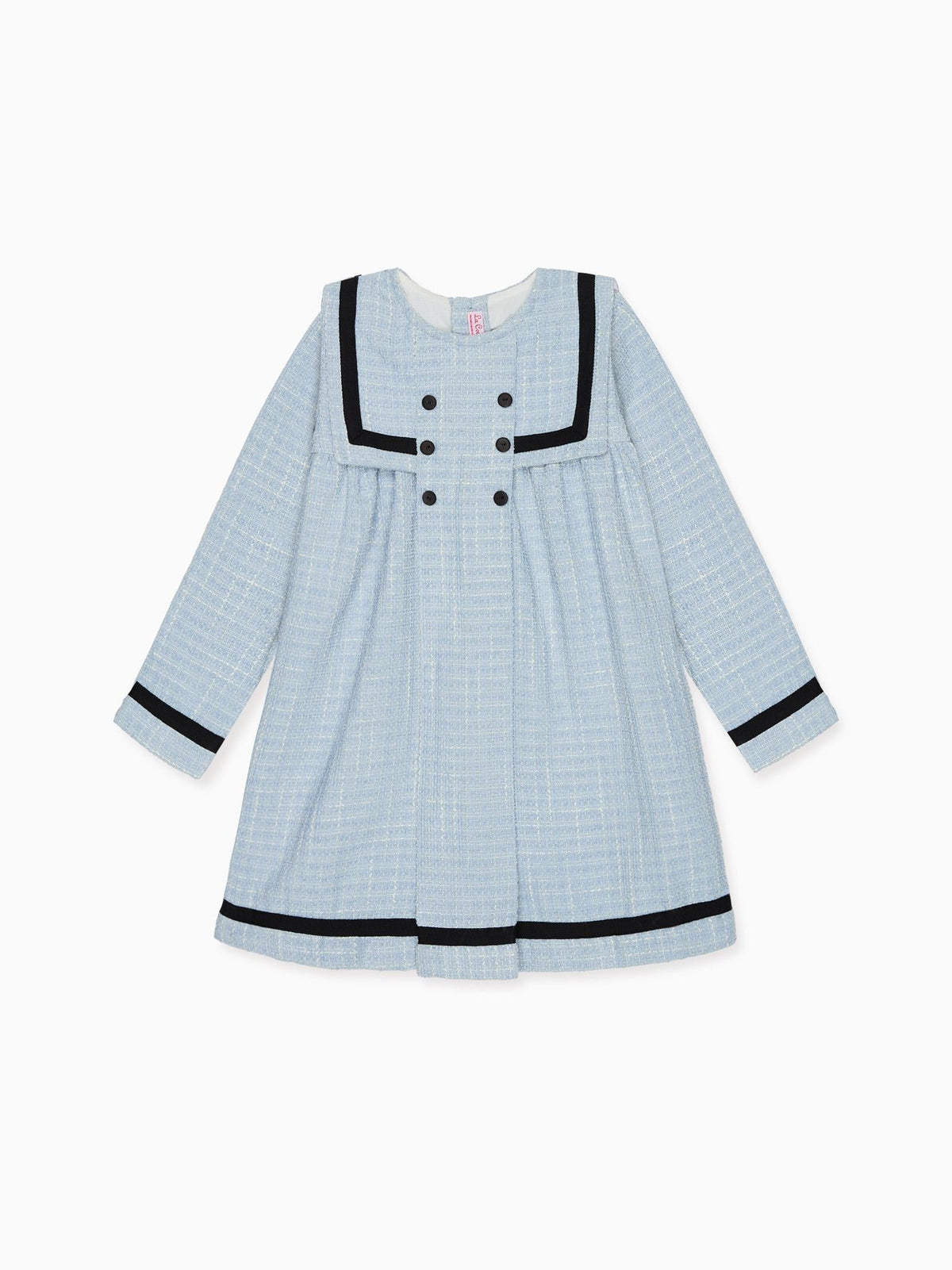 Dusty Blue Lucinda Girl Empire Dress