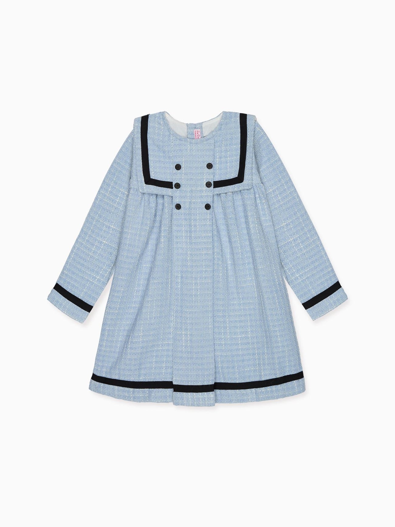 Dusty Blue Lucinda Girl Empire Dress