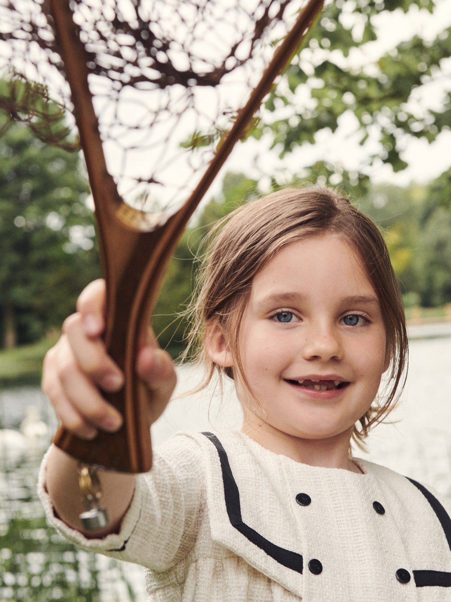 Ivory Lucinda Girl Empire Dress