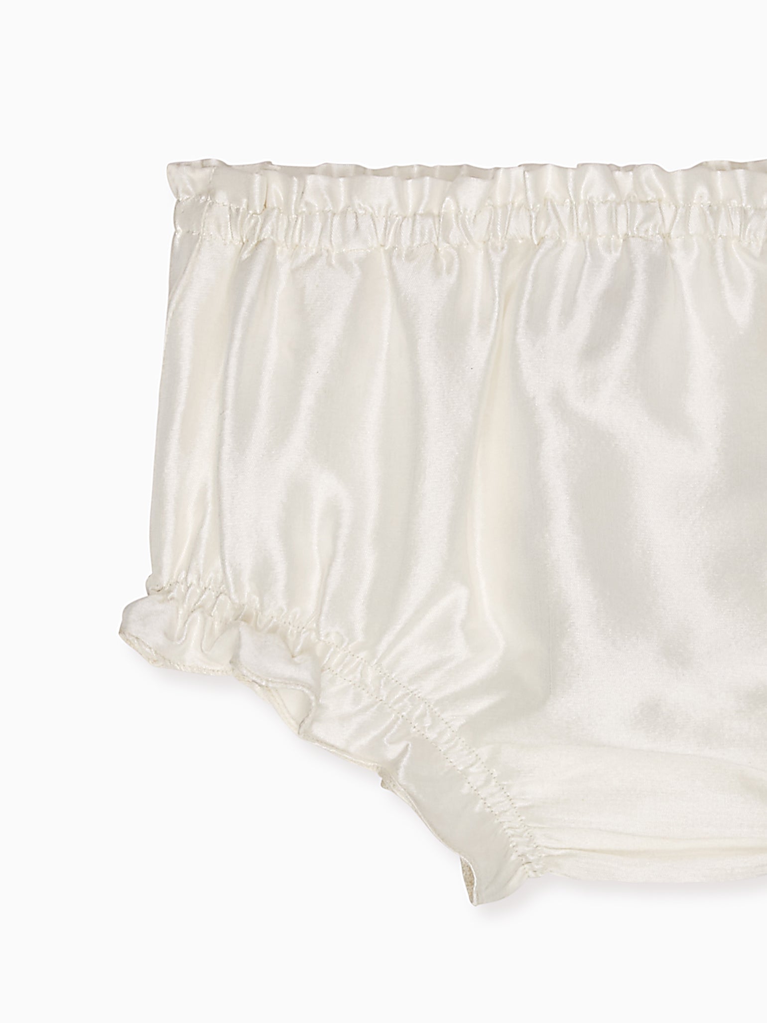 Ivory Manon Silk Ceremony Baby Girl Bloomers