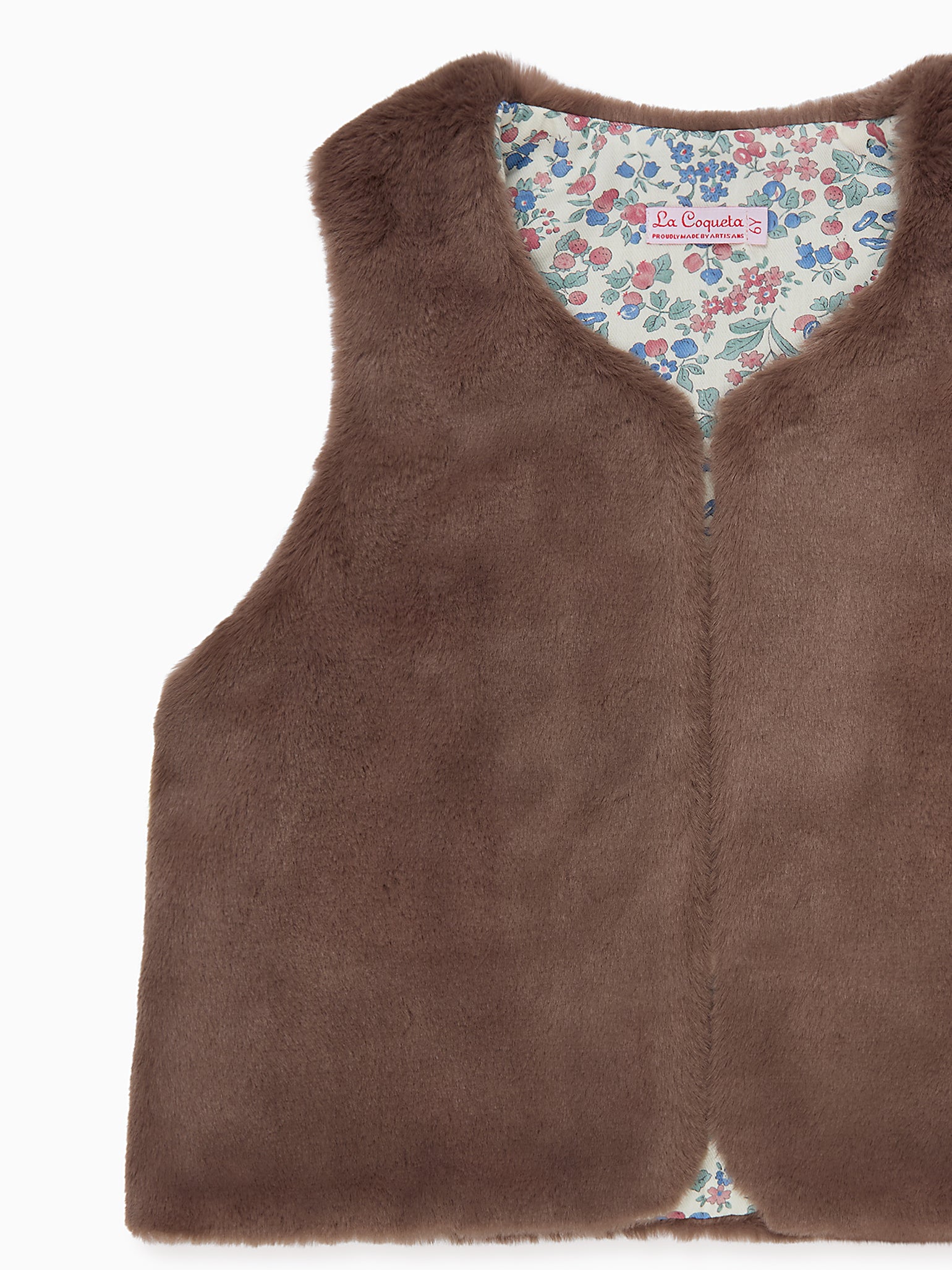Raisin Brown Marisol Girl Gilet