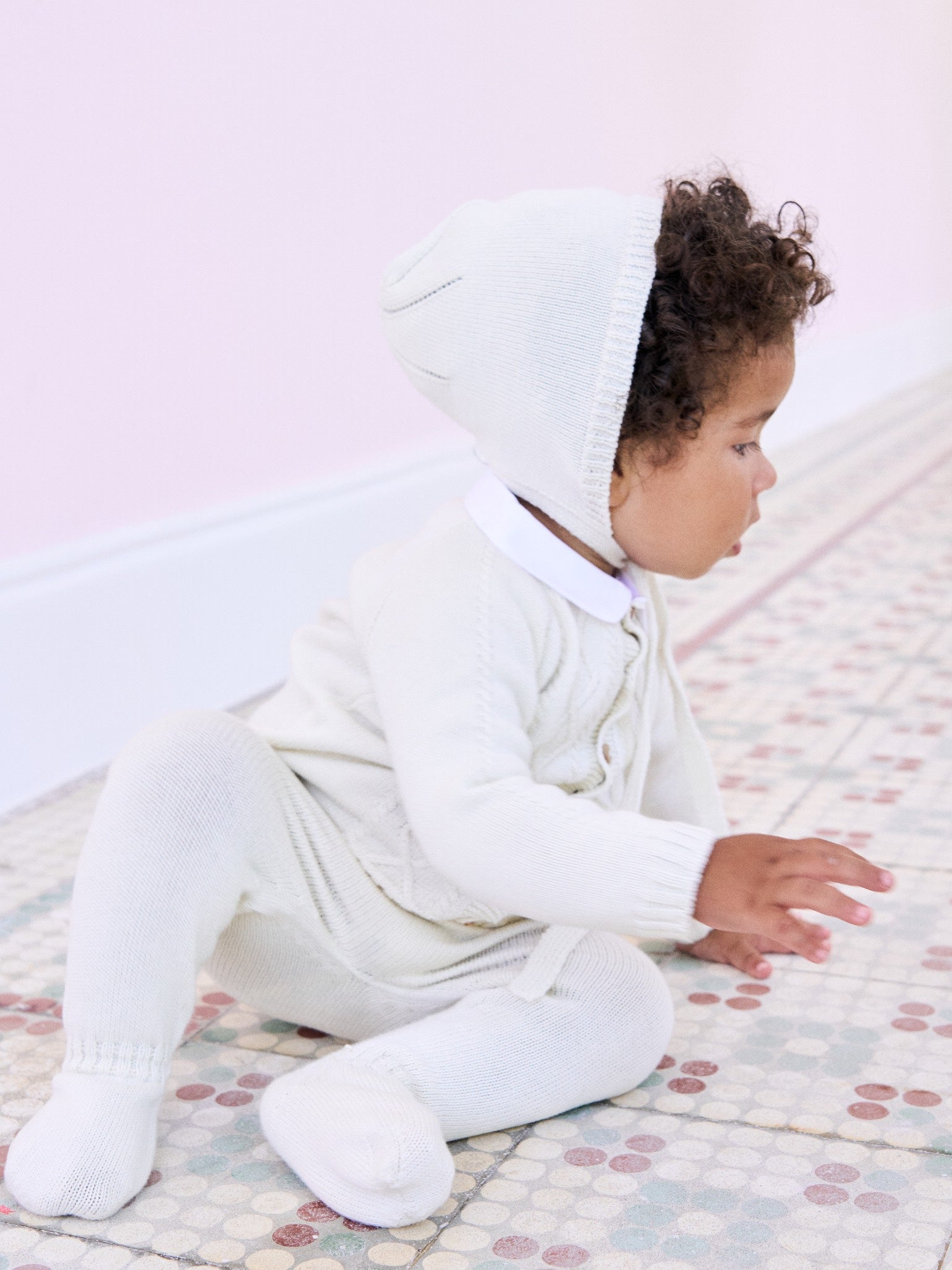 Ivory Marlo Cotton Baby Knitted Gift Box Set