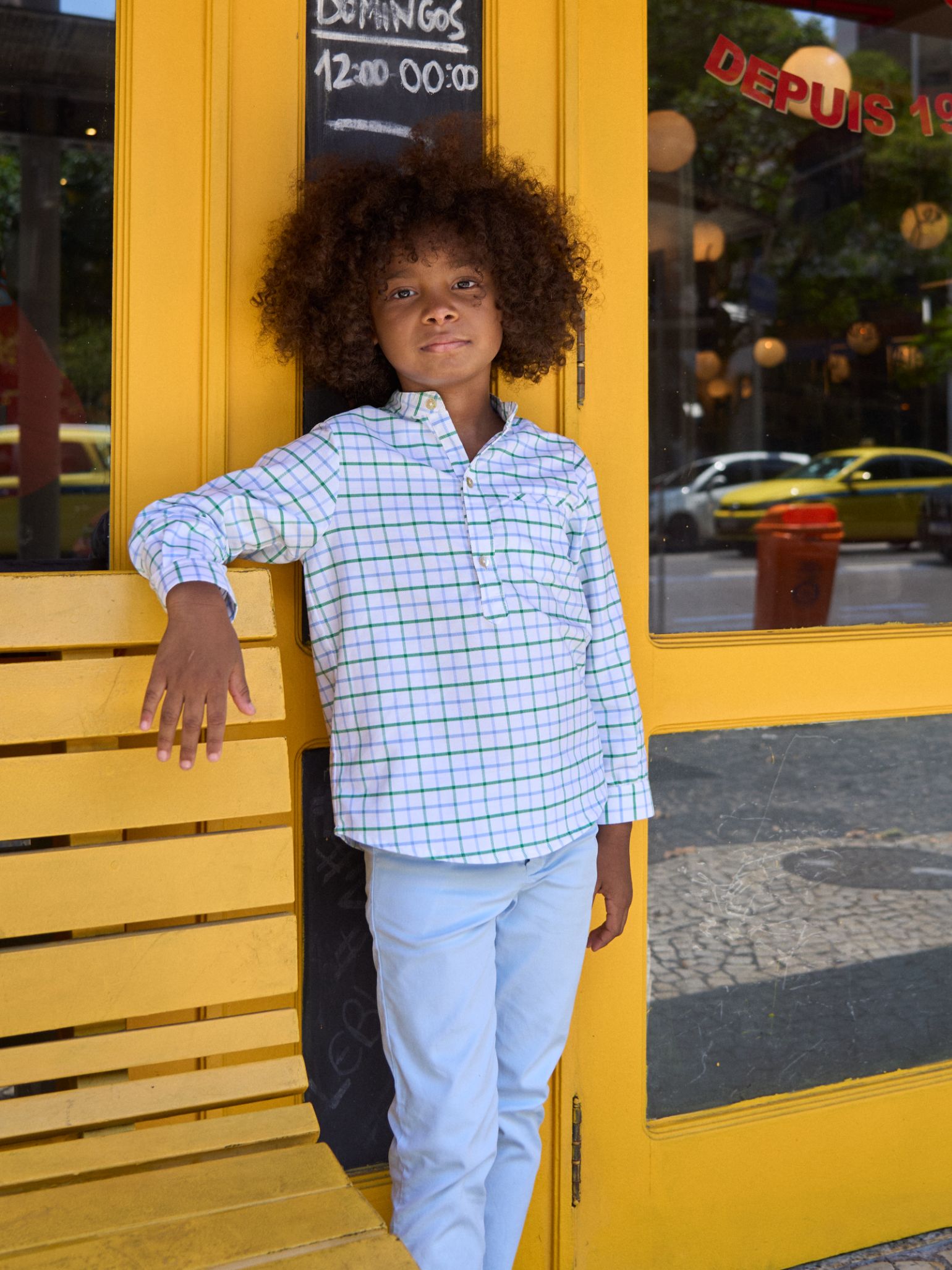 Light Blue Elio Boy Chinos
