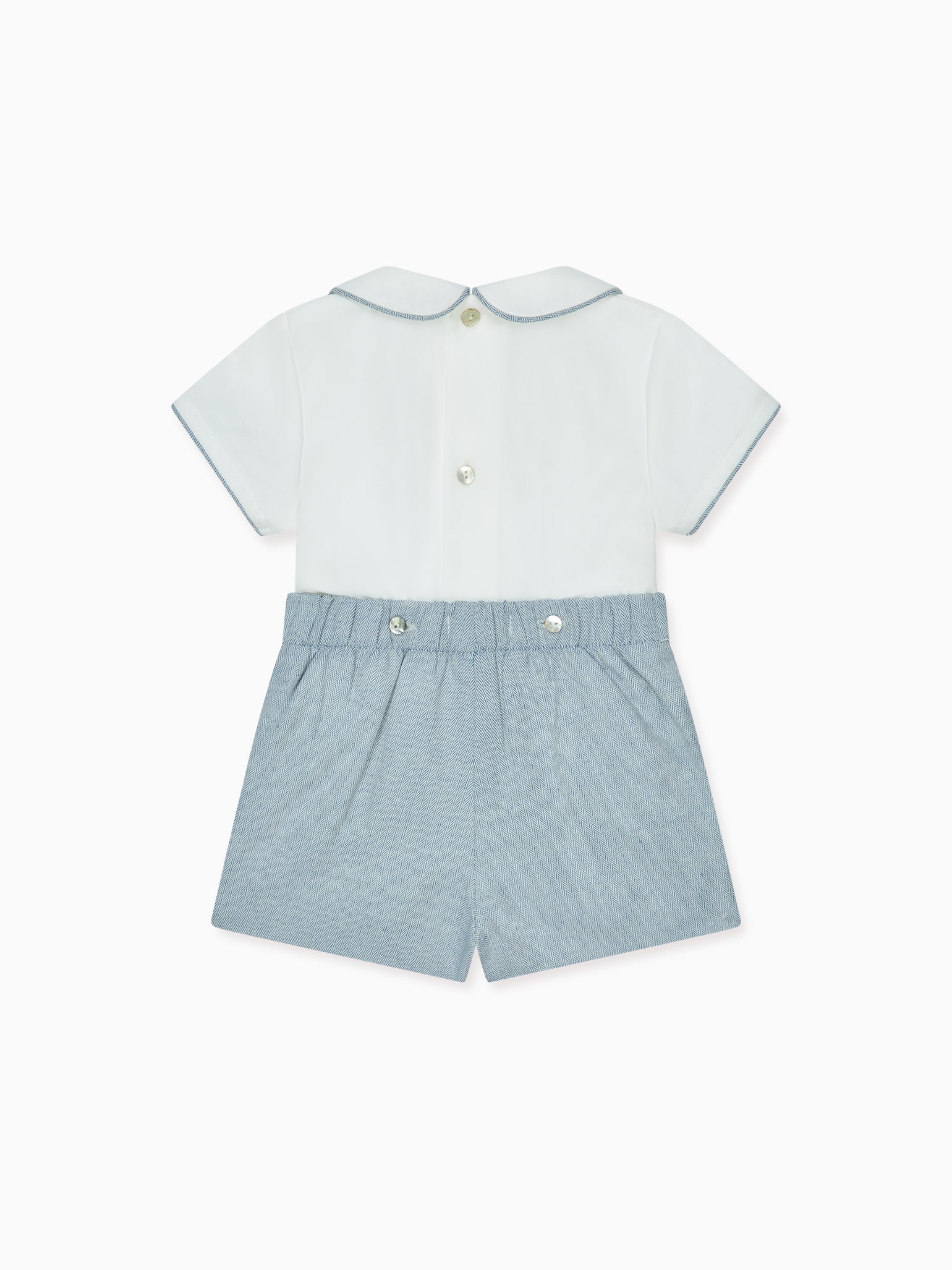 Light Blue Mattia Baby Boy Set