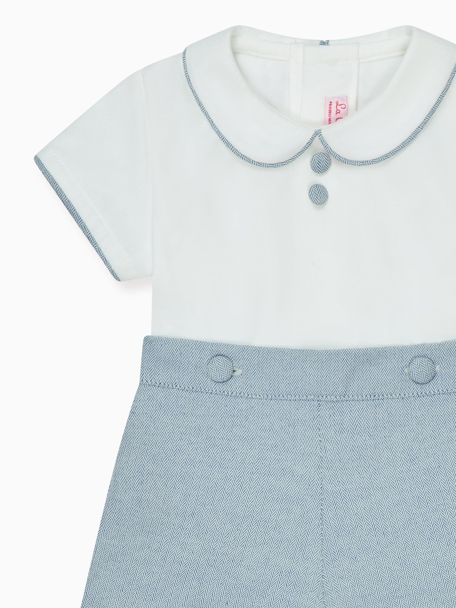 Light Blue Mattia Baby Boy Set