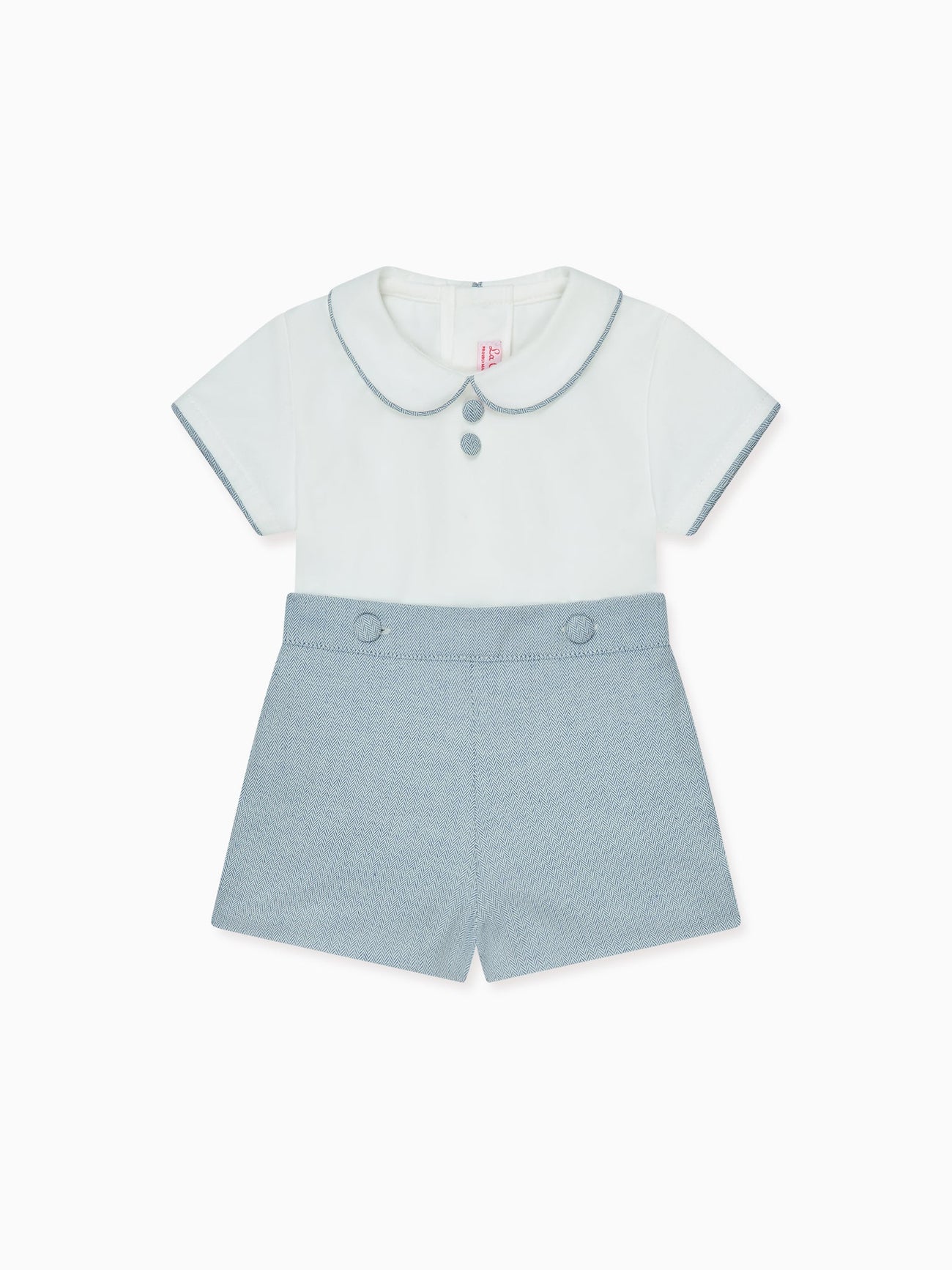 Light Blue Mattia Baby Boy Set