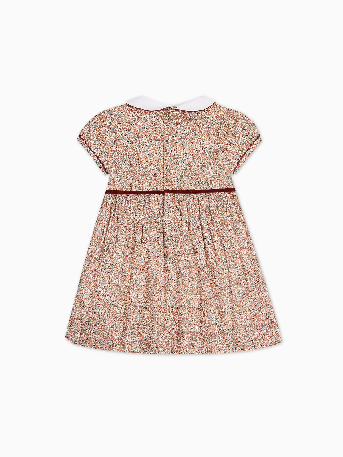 Terracotta Floral Melina Girl Dress
