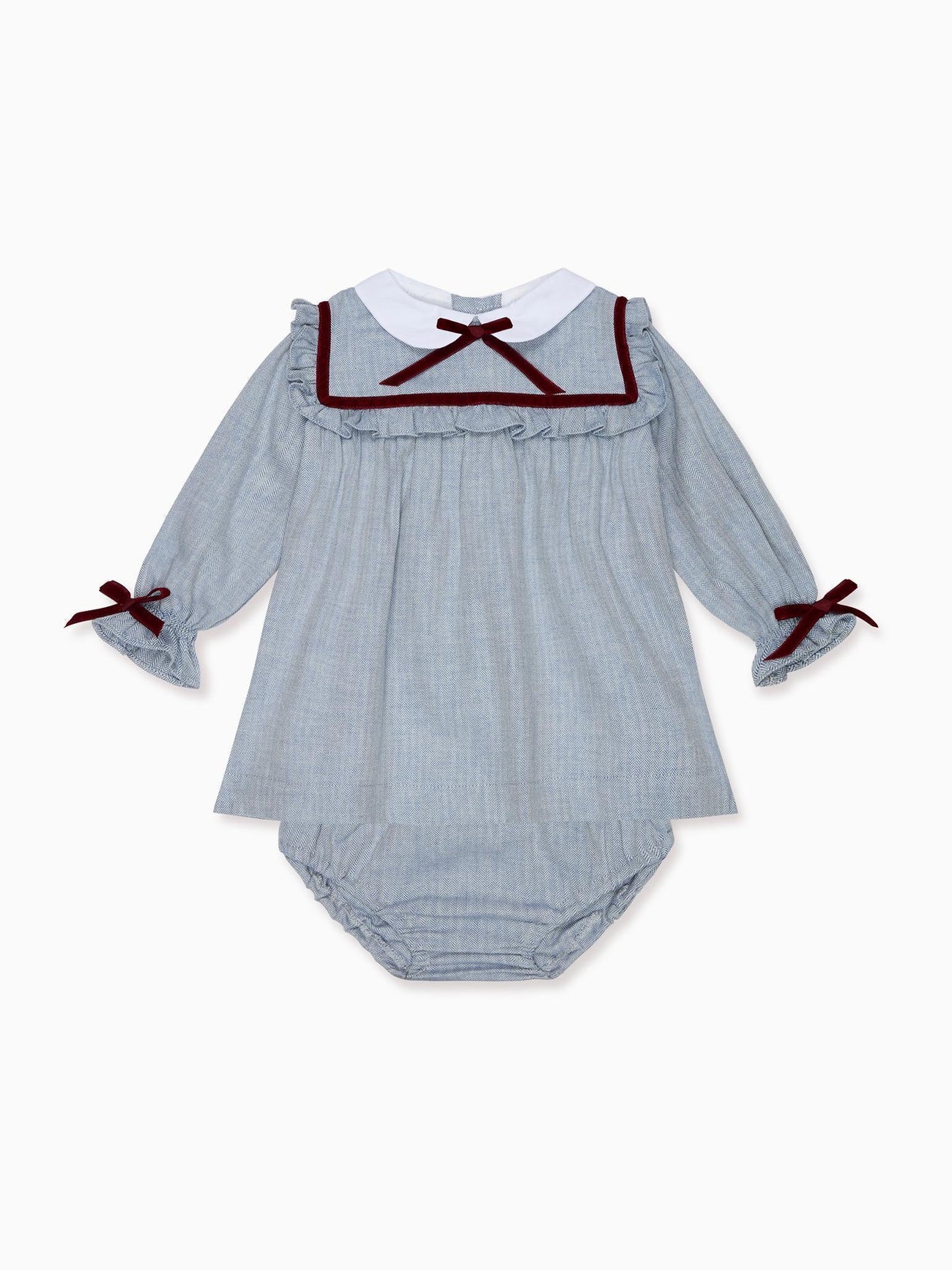 Dusty Blue Melissa Baby Girl Set