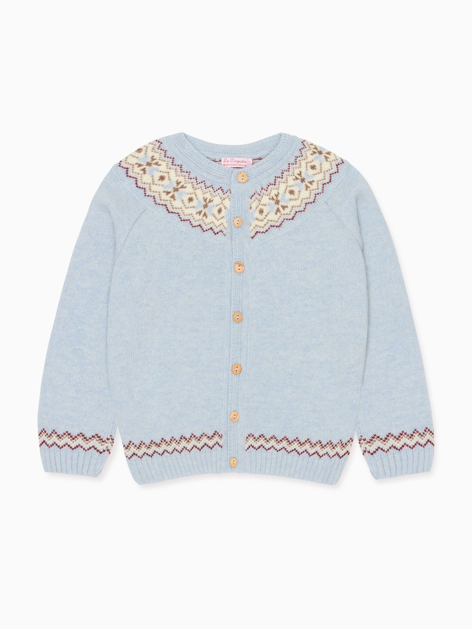 Pale fashion blue baby cardigan