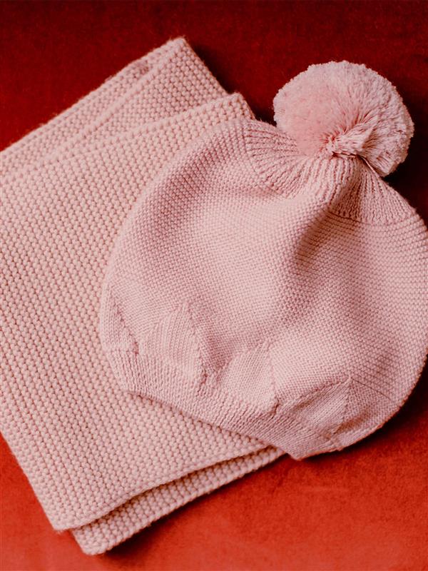 Dusty Pink Merino Girl Snood