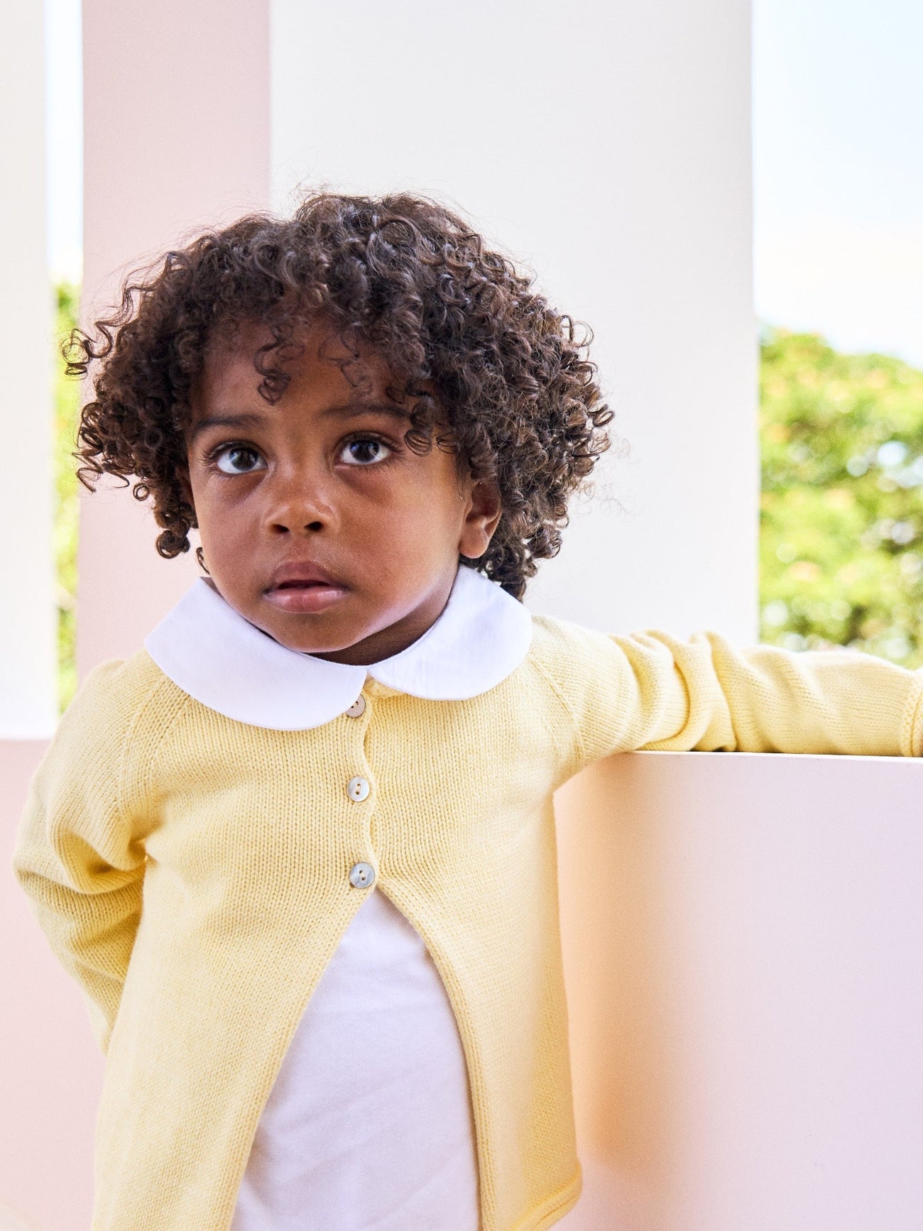 Lemon Denia Cotton Baby Cardigan