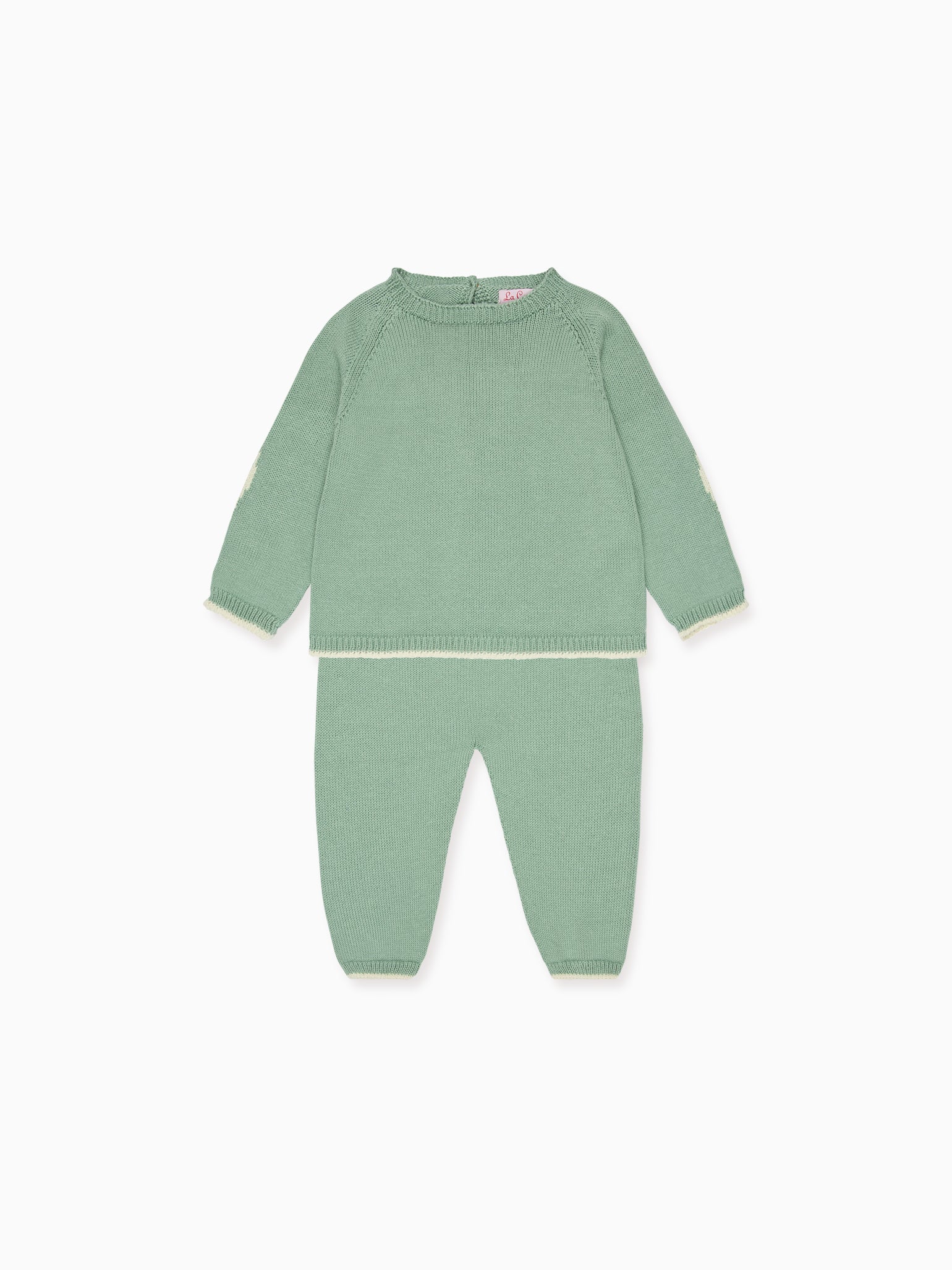 Sage Mirlo Cotton Baby Knitted Gift Box Set