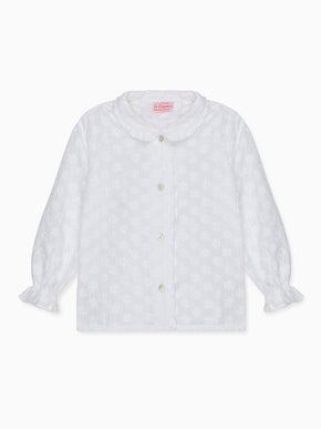 Off White Nelida Baby Girl Shirt