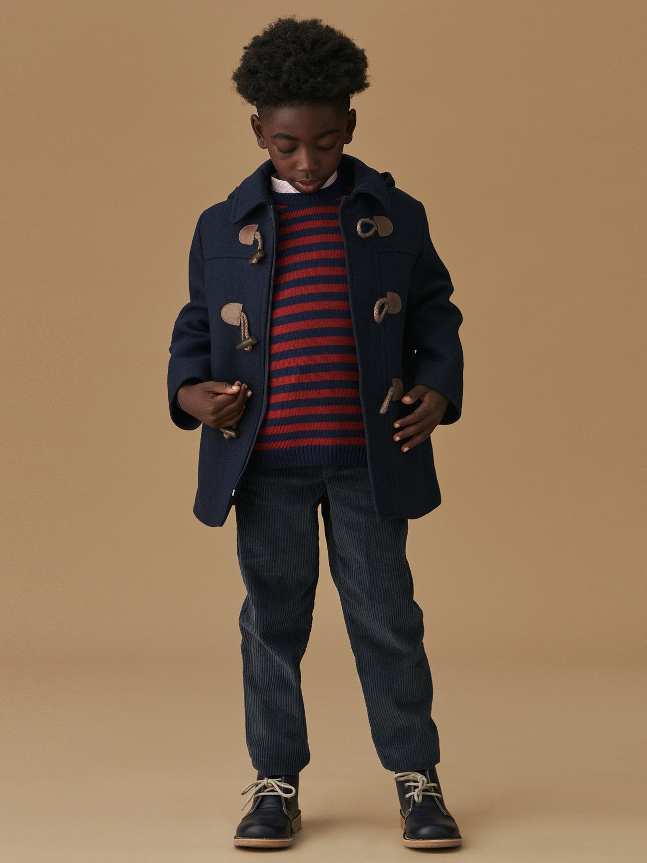 Navy Nicholas Kids Coat