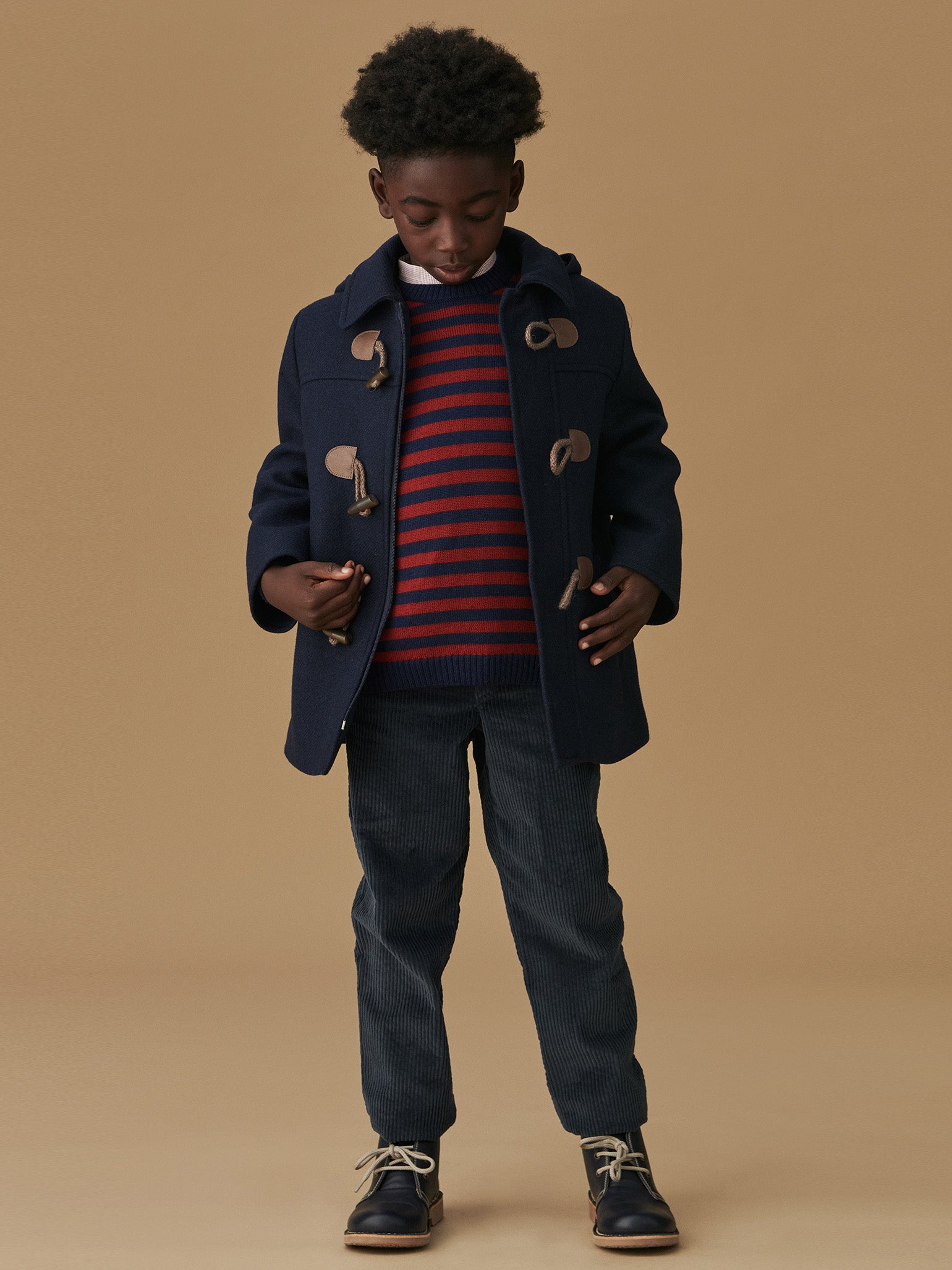 Navy Nicholas Kids Coat