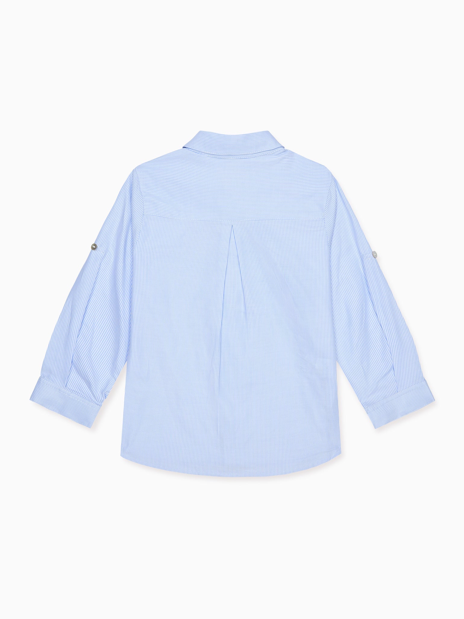 Blue Stripe Nico Long Sleeve Boy Shirt