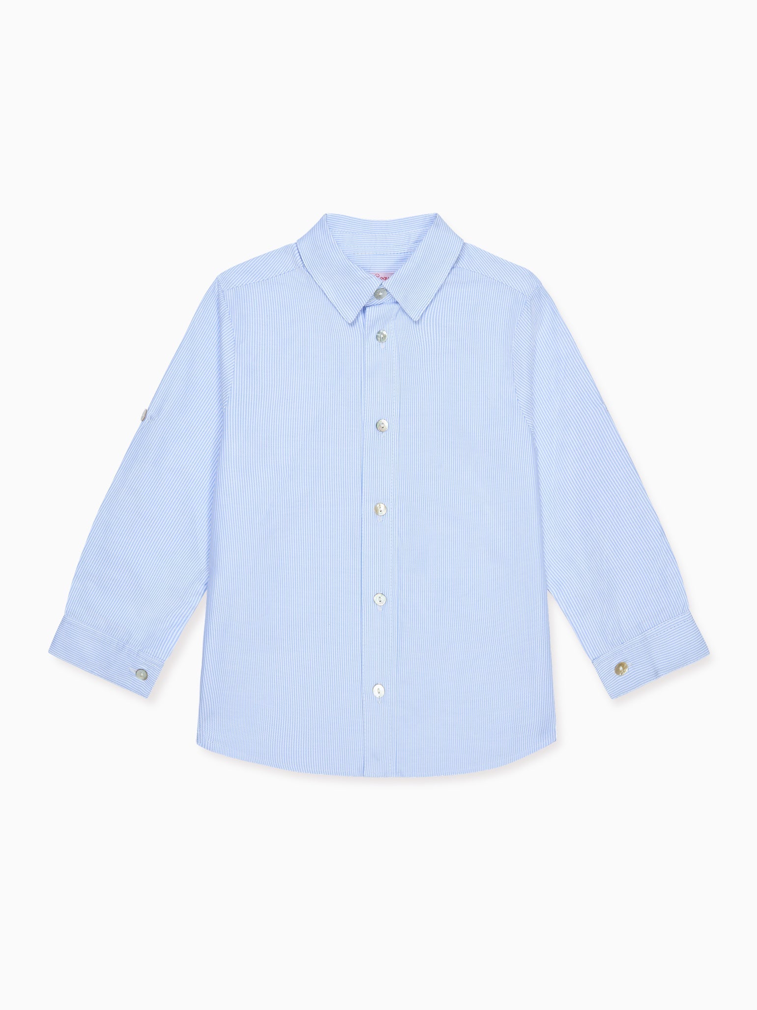 Blue Stripe Nico Long Sleeve Boy Shirt