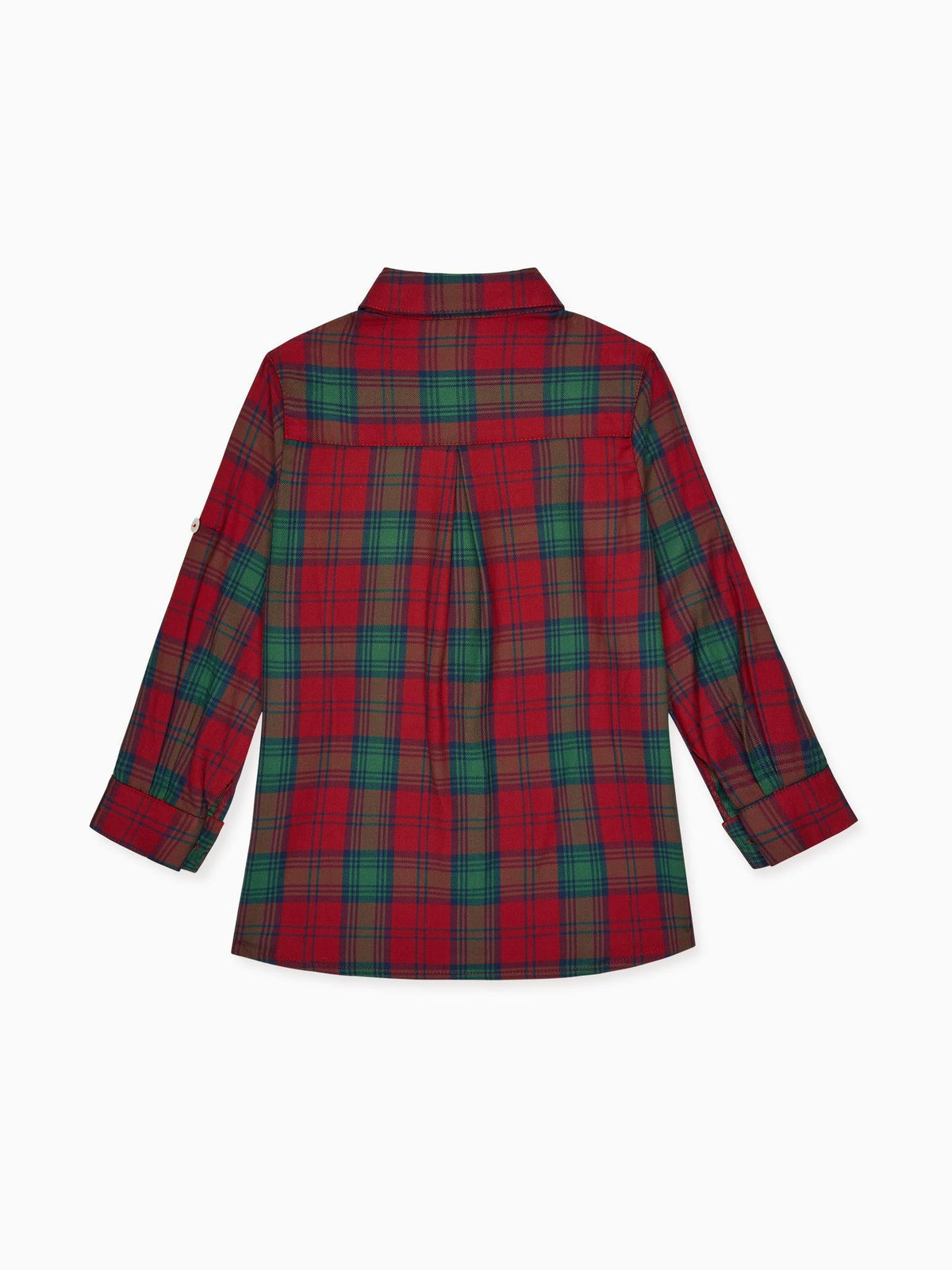 Red Tartan Nico Long Sleeve Boy Shirt