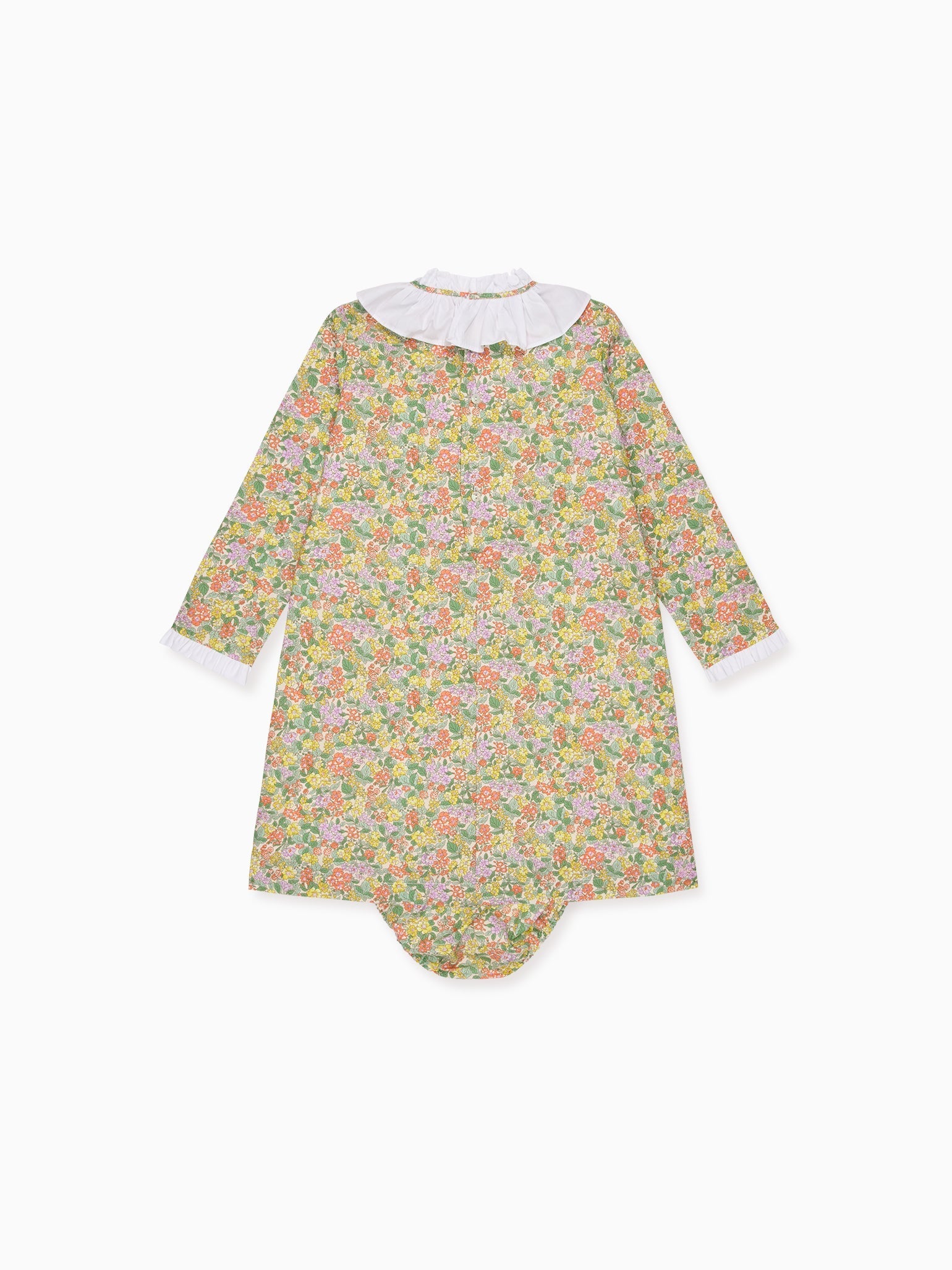 Yellow Floral Odisea Baby Girl Made With Liberty Fabric Set