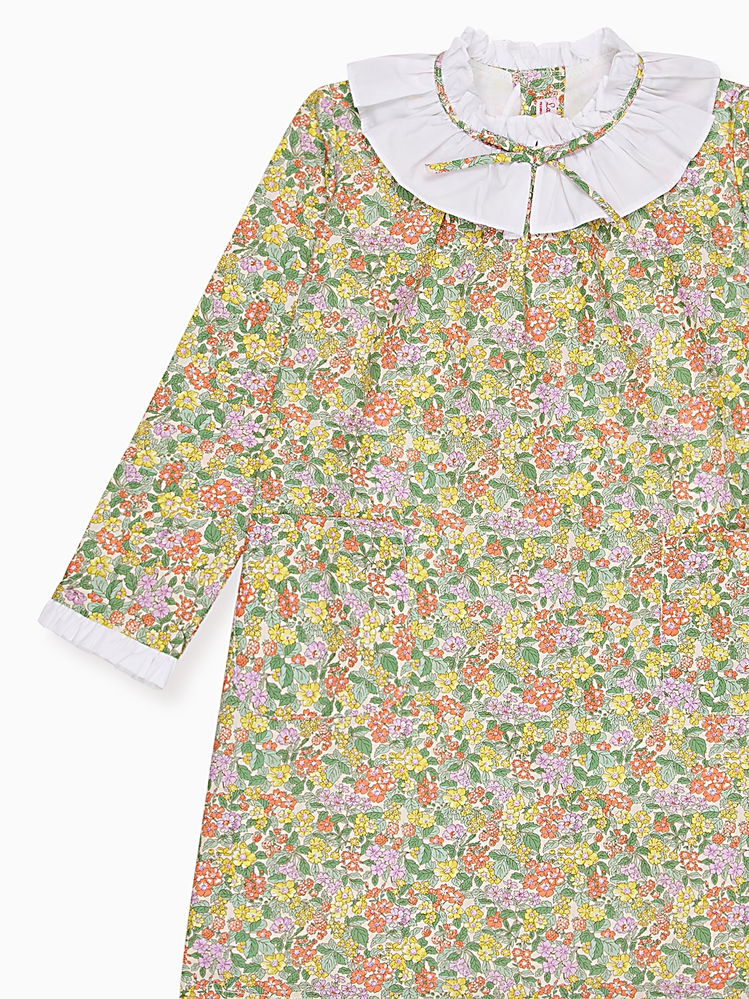 Yellow Floral Odisea Baby Girl Made With Liberty Fabric Set