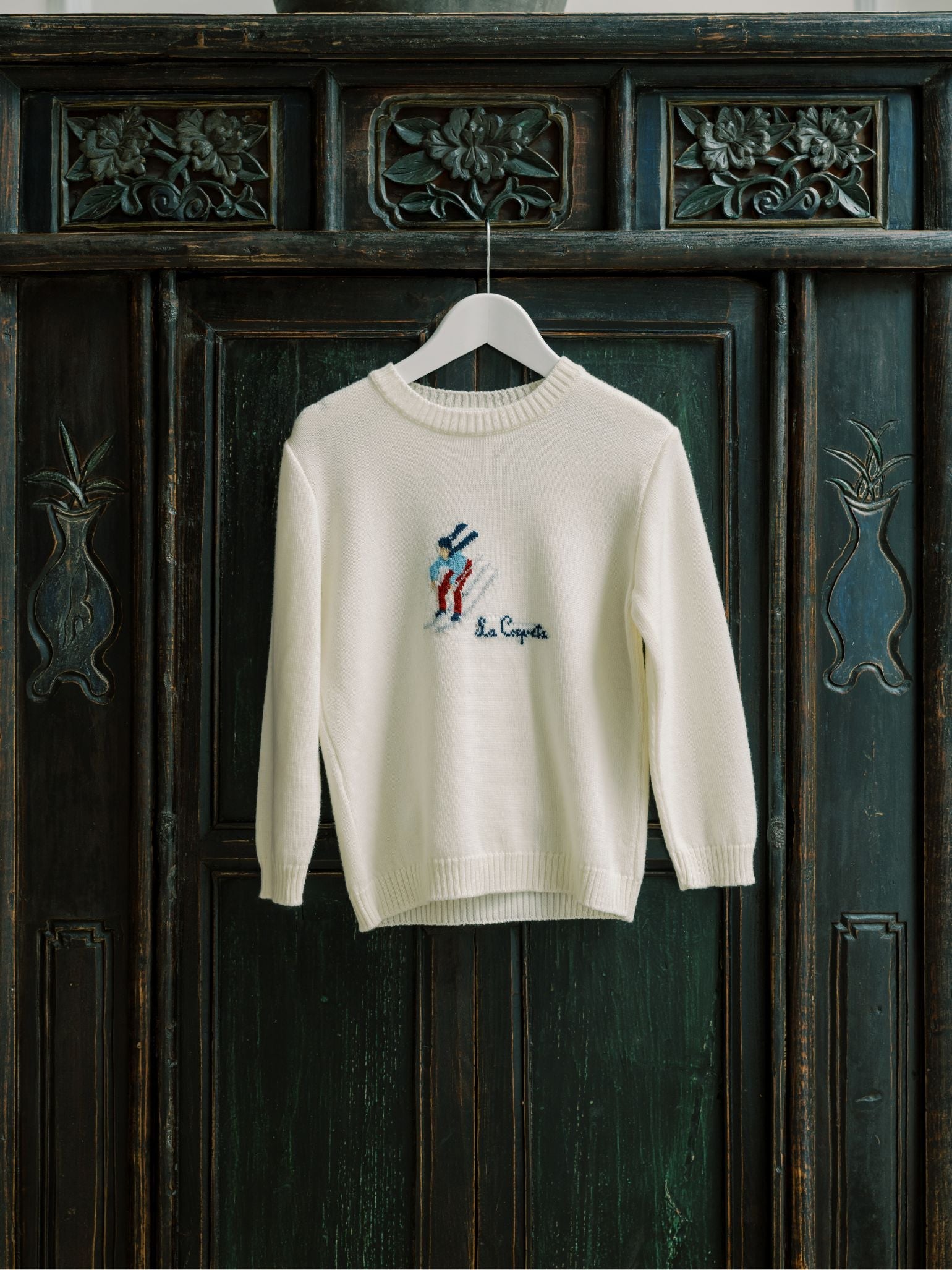 Ivory Ski Merino Kids Jumper