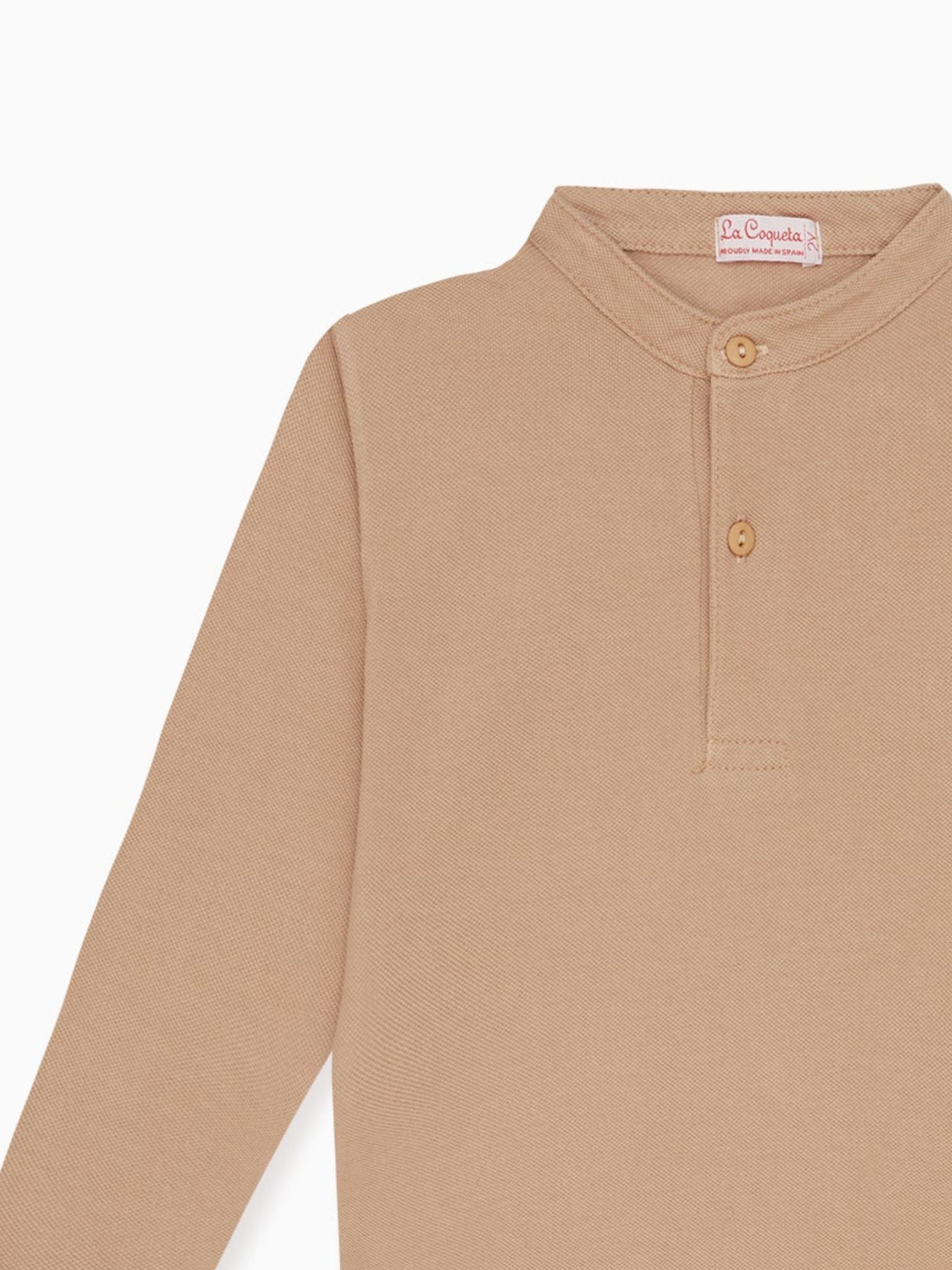 Camel Alcomo Long Sleeve Boy Polo Shirt