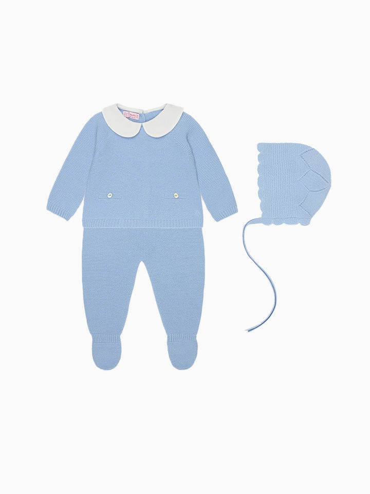 Blue Palmira Cashmere Baby Gift Box Set
