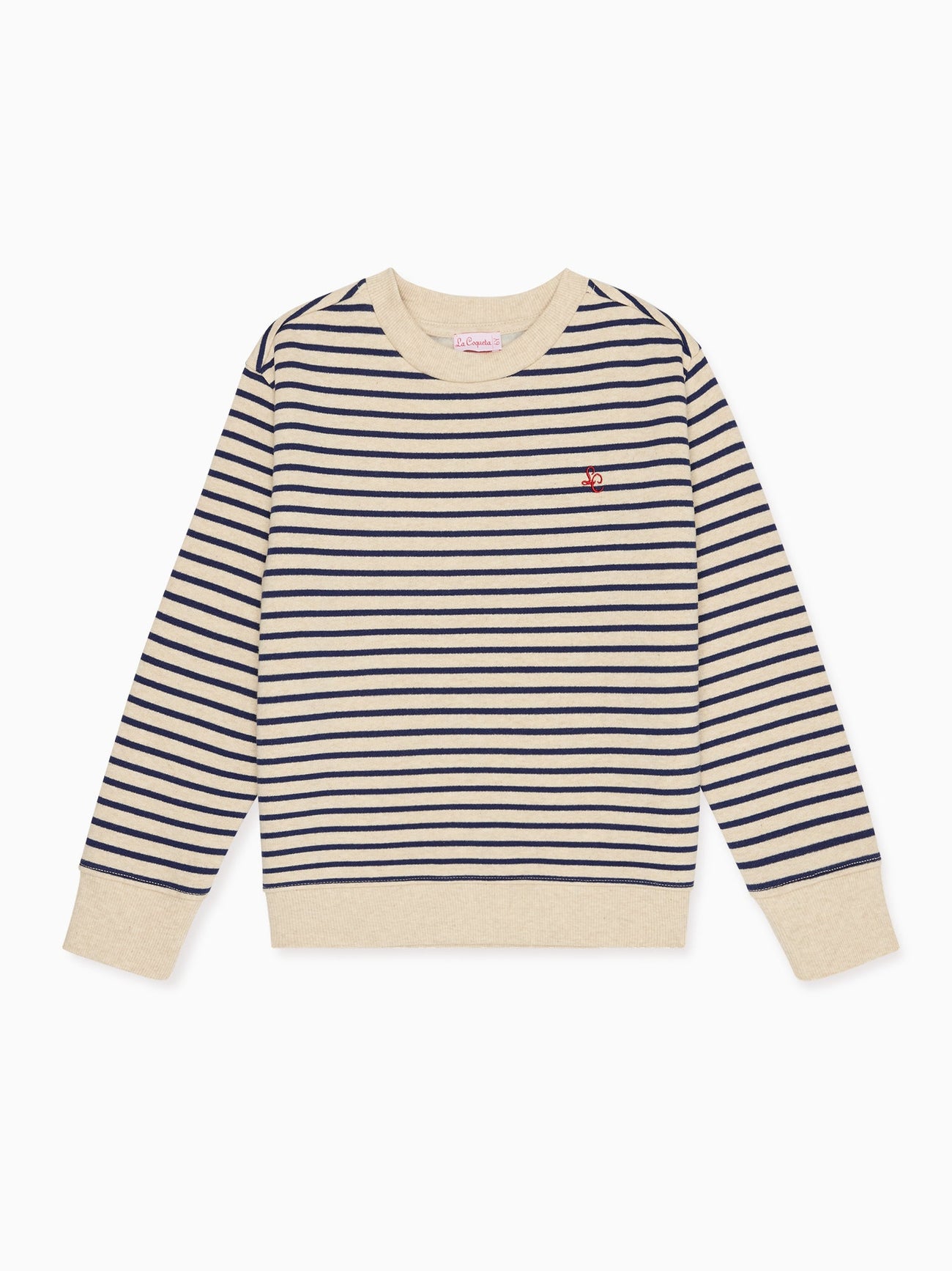 Navy Stripe Pernille Kids Sweatshirt
