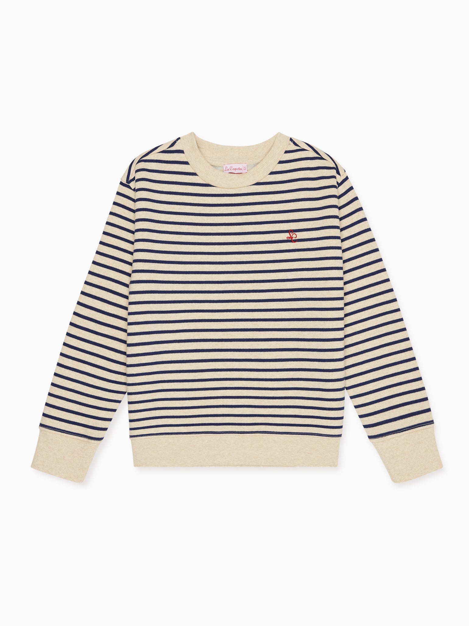 Navy Stripe Pernille Kids Sweatshirt