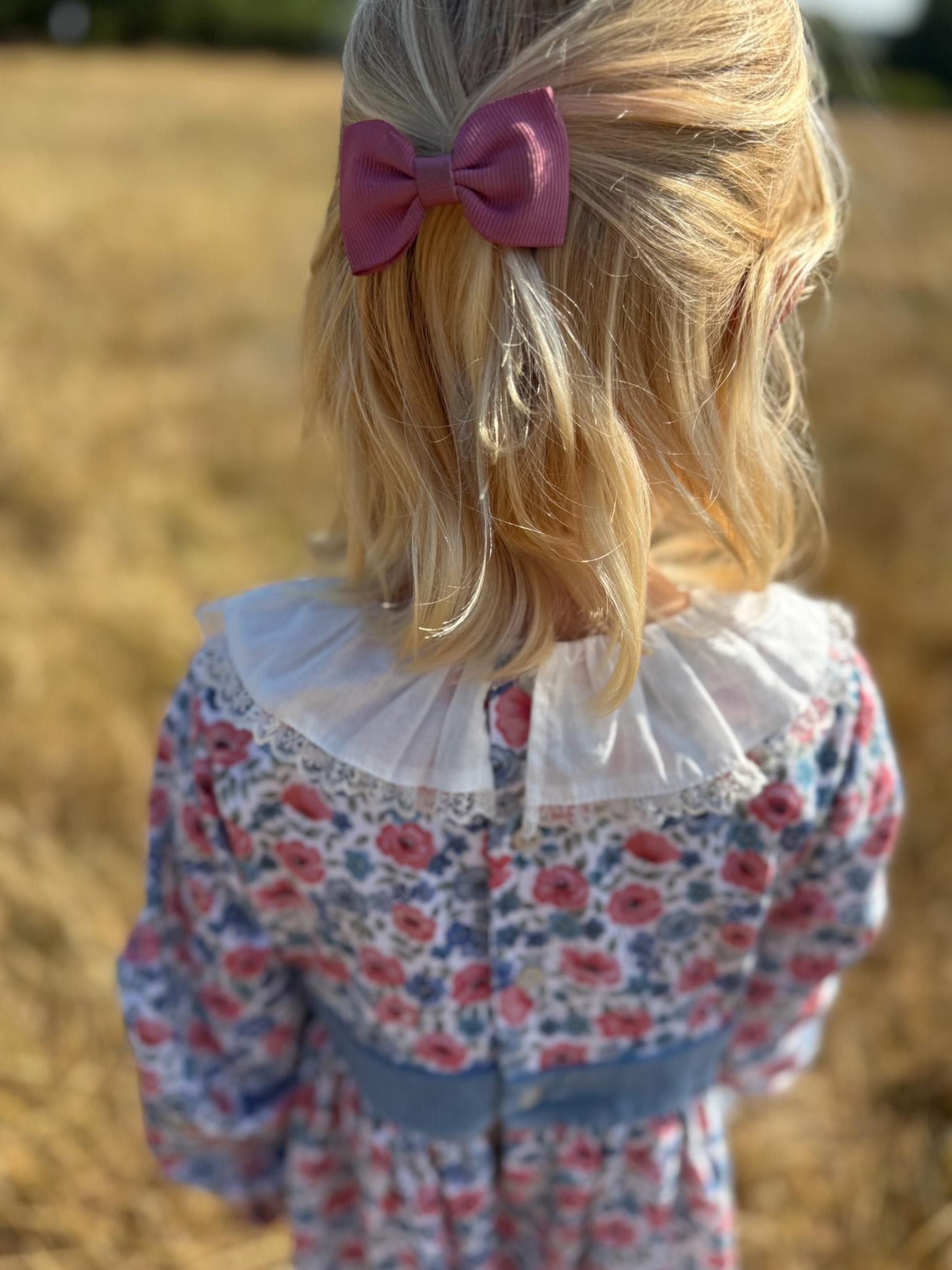 Pink Floral Helena Girl Dress