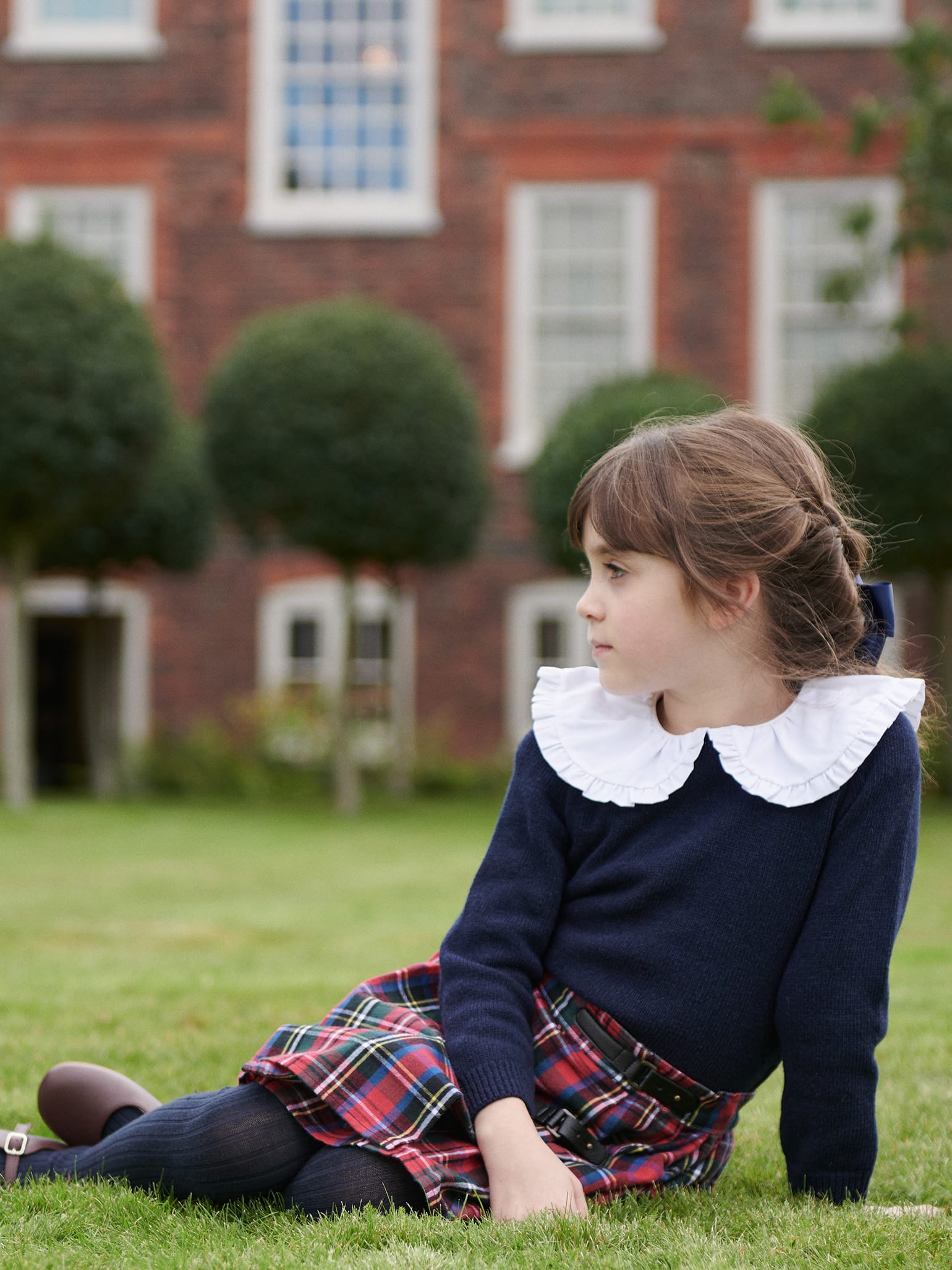 Navy Rafaela Merino Girl Sweater