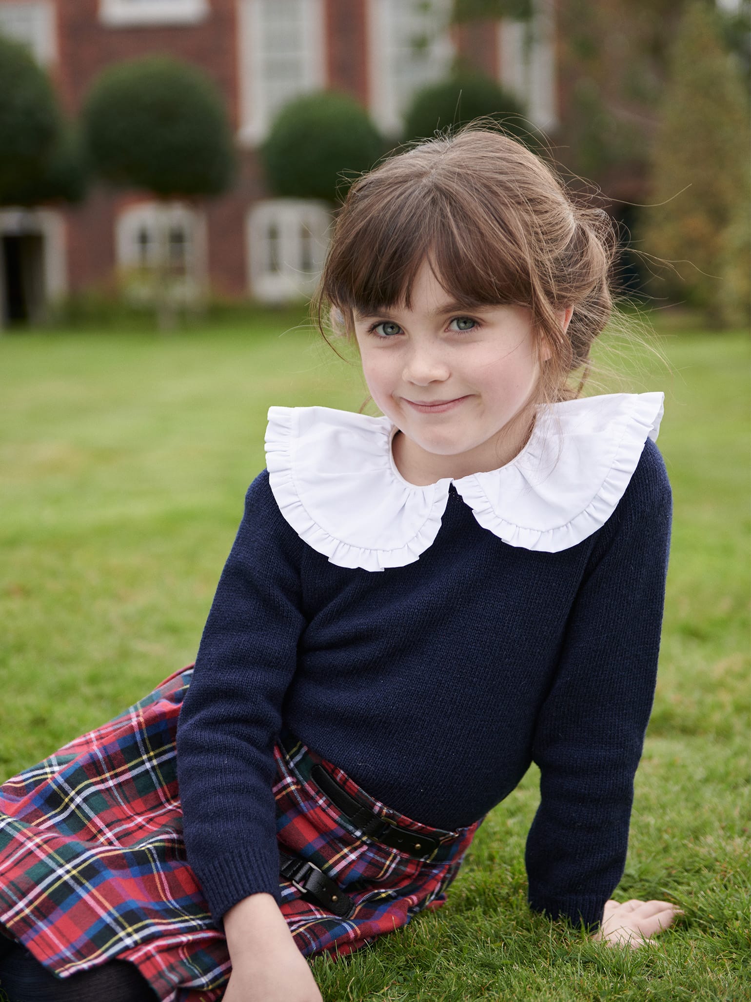 Navy Rafaela Merino Girl Sweater